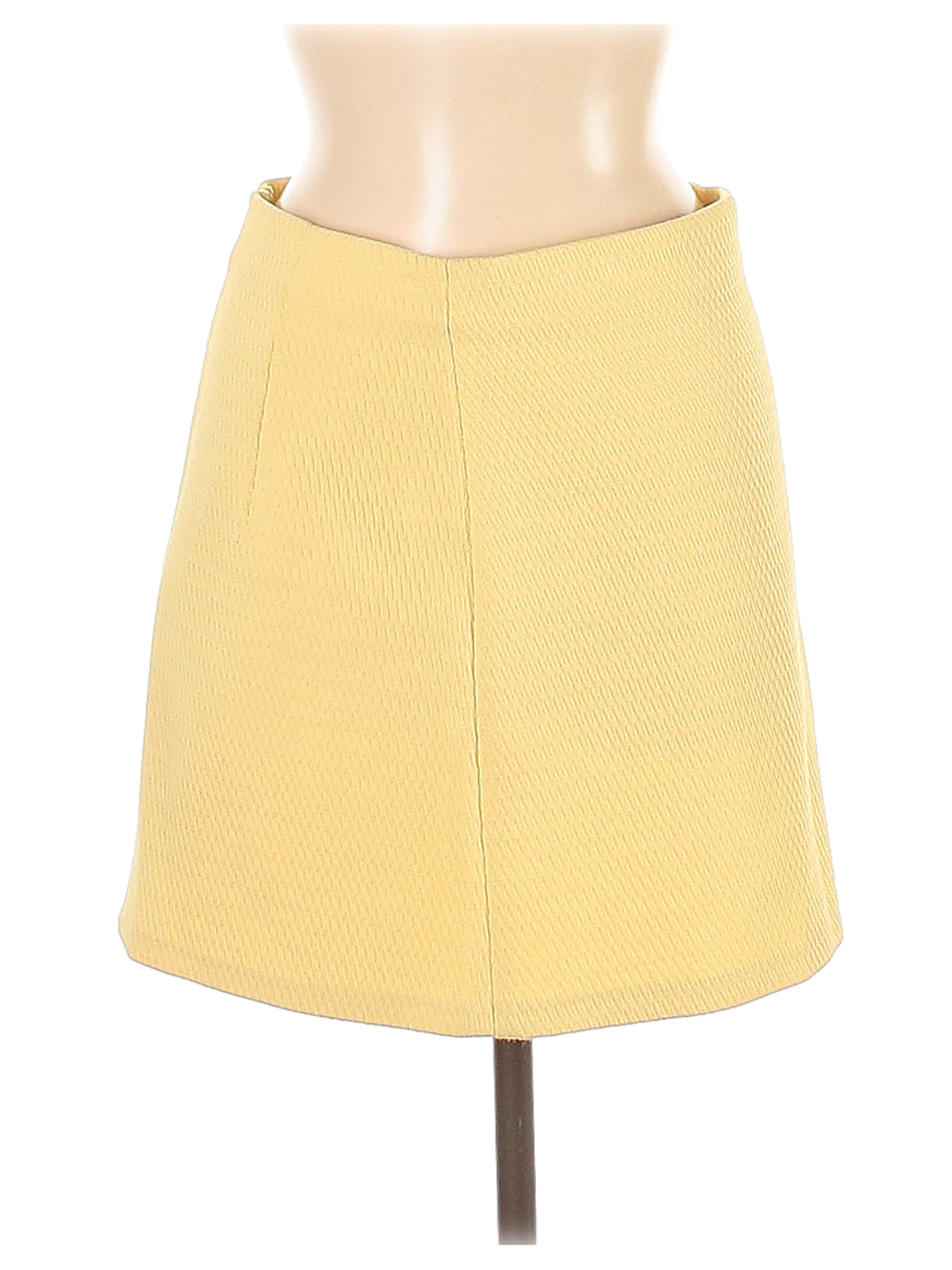Zara Yellow Casual Skirt Size M - 20% off | thredUP