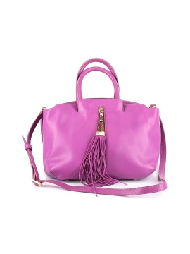 B Brian Atwood Leather Satchel