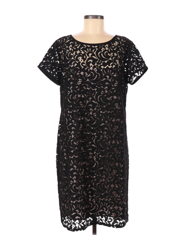Ann Taylor LOFT Black Cocktail Dress Size 14 - 68% off | thredUP