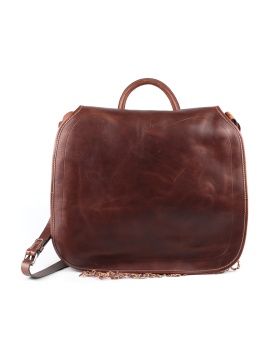 The J. Peterman Co. Leather Messenger