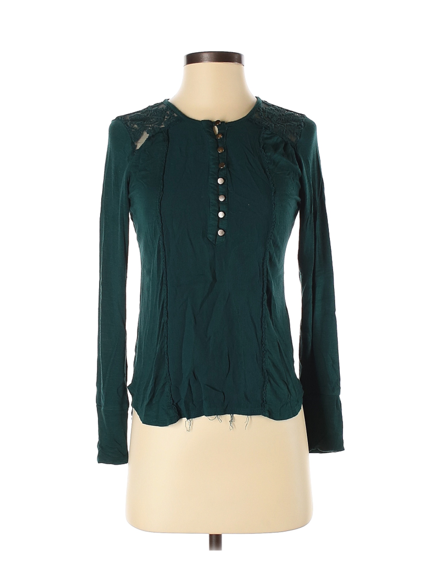 Maurices Women Green Long Sleeve Top XS | eBay