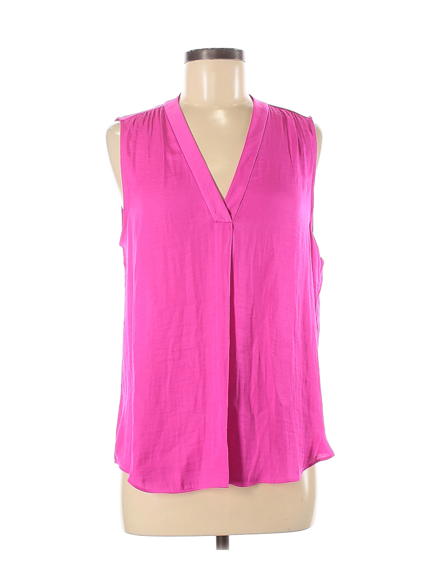 NWT Vince Camuto Women Pink Sleeveless Blouse M | eBay