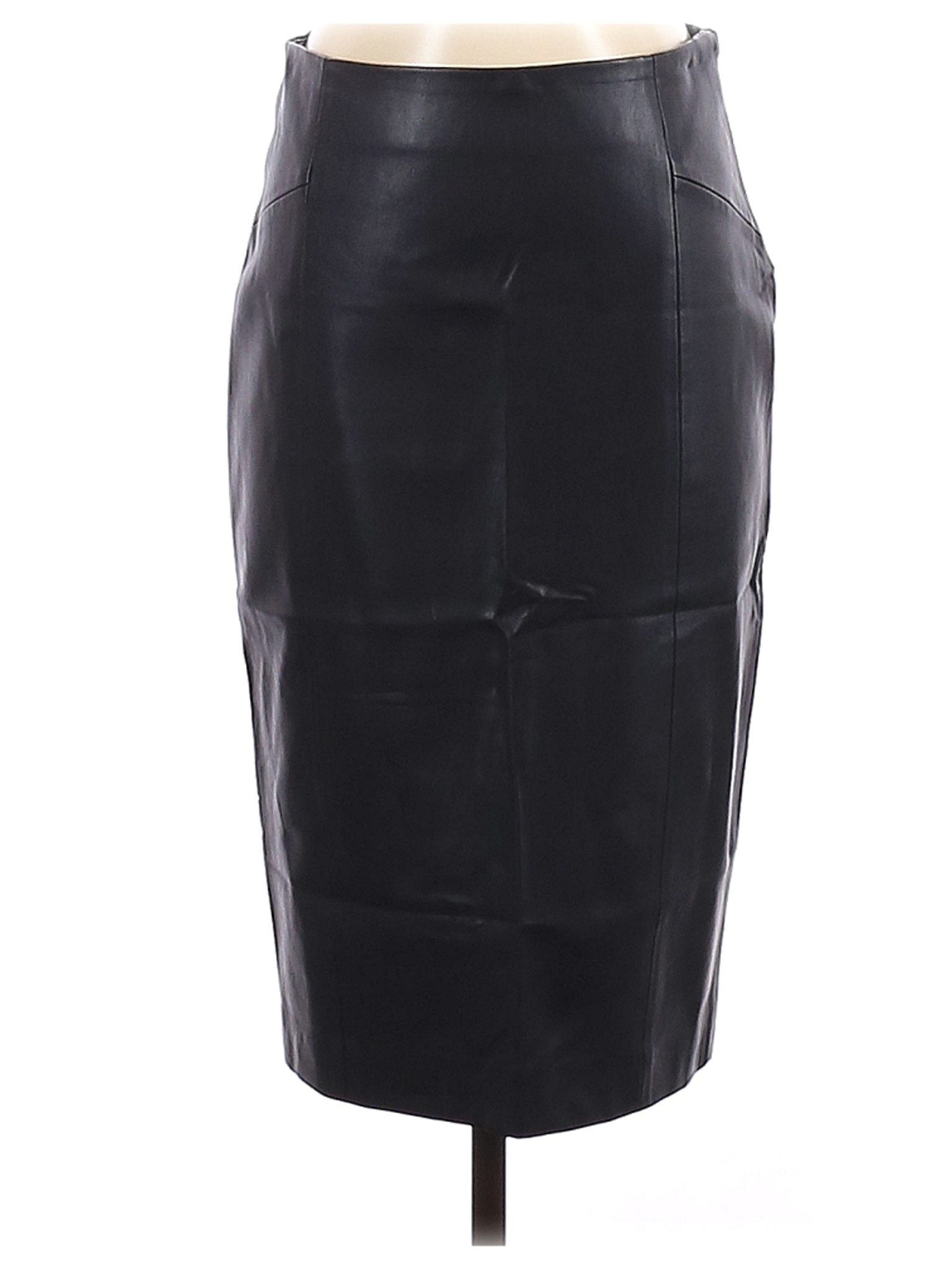 Zara Basic Women Black Faux Leather Skirt S | eBay
