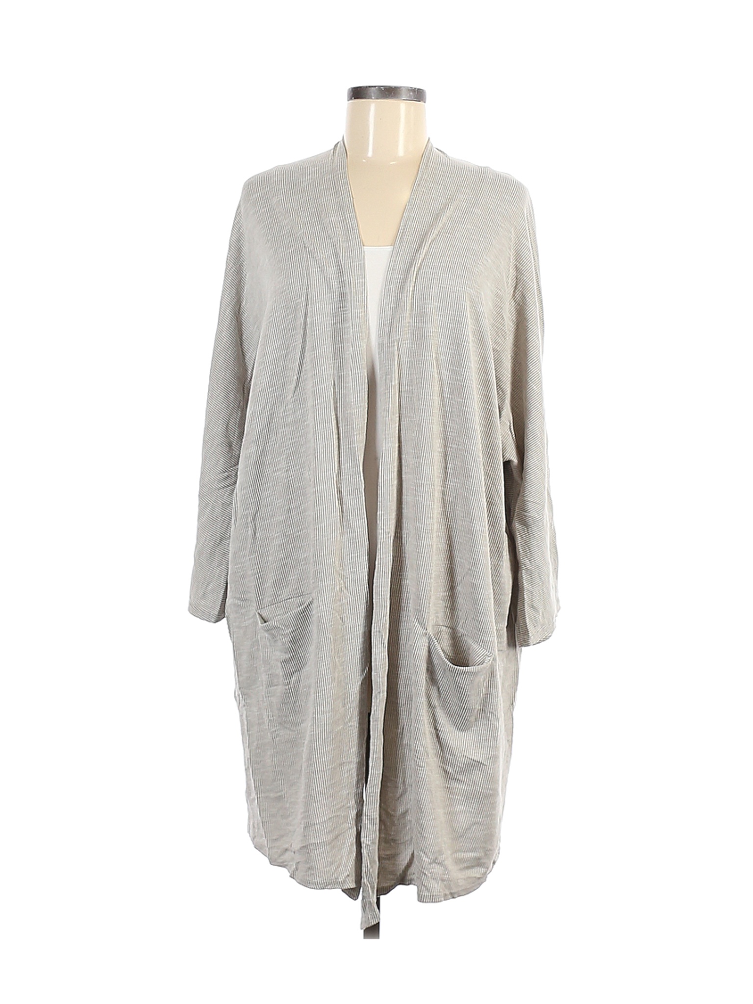 DONNI Women Gray Cardigan One Size Plus | eBay