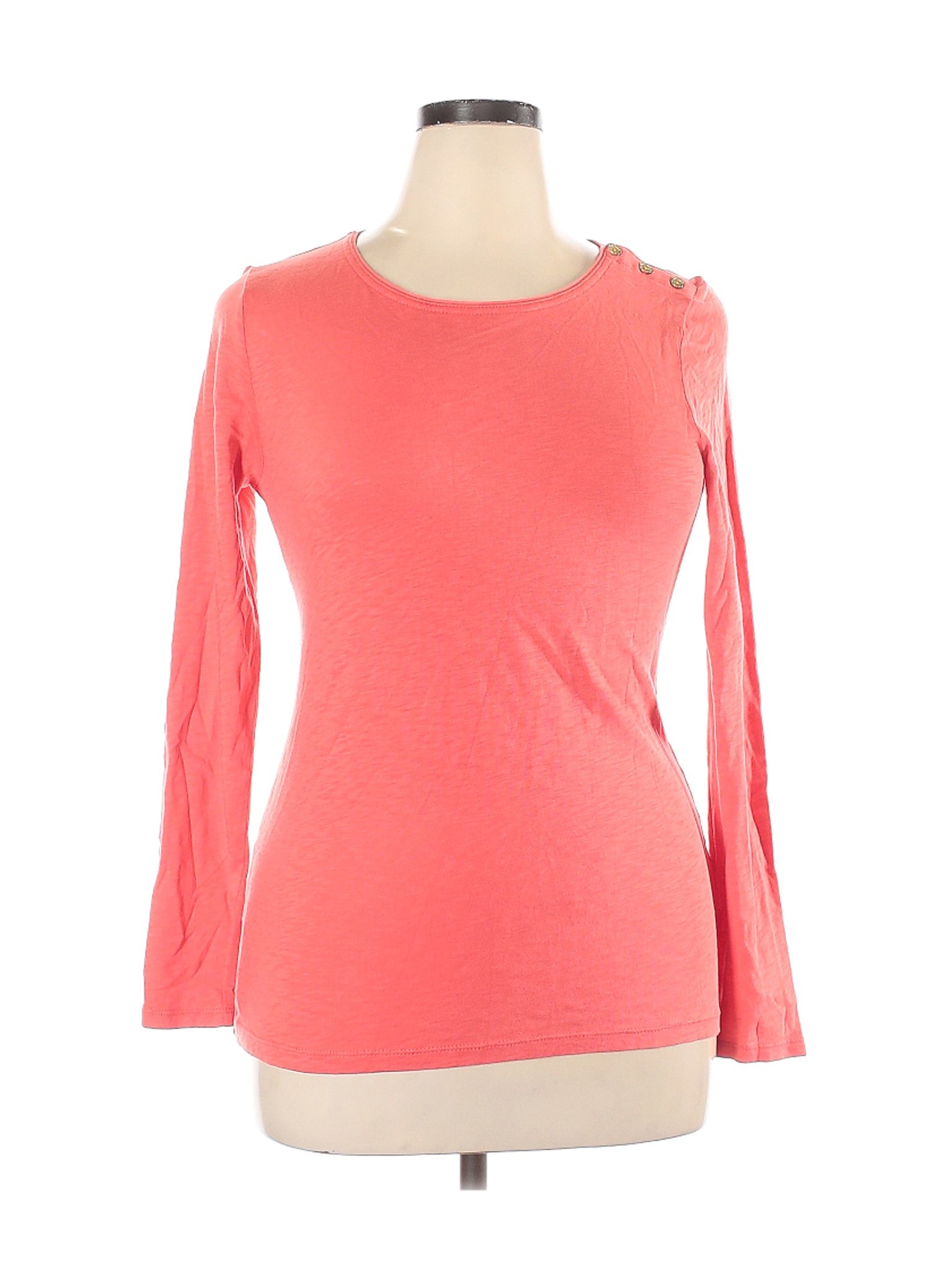 j crew pink blouse