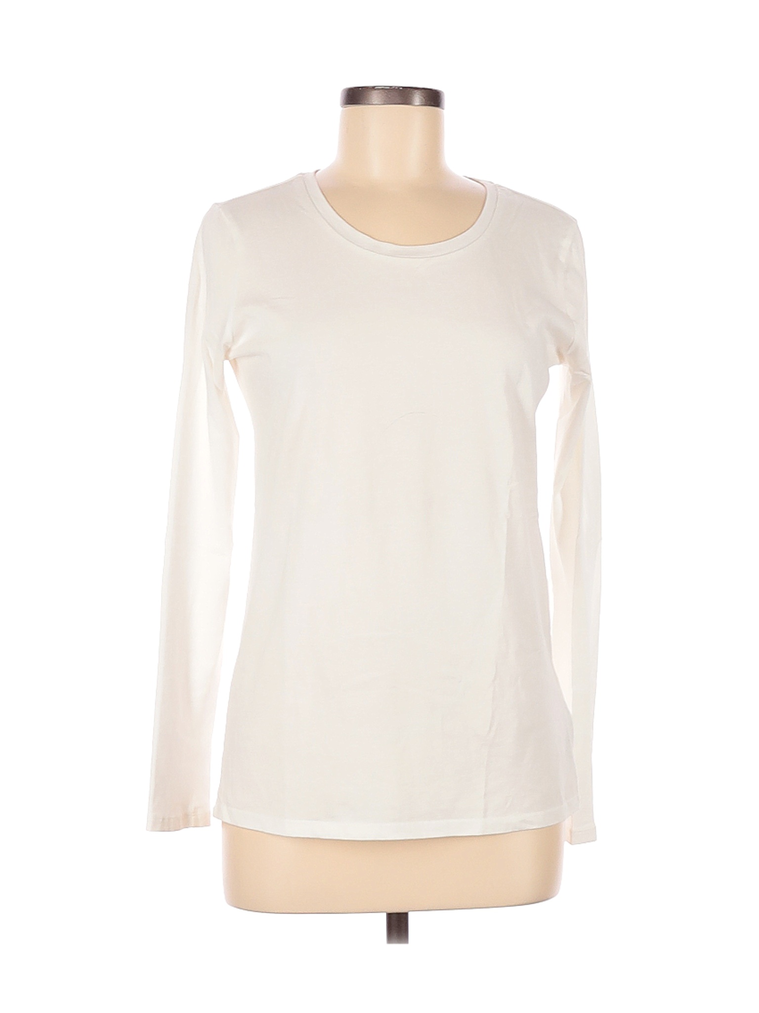 Gap Women White Long Sleeve T-Shirt S | eBay