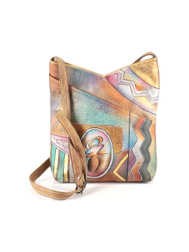 Anuschka Leather Crossbody Bag