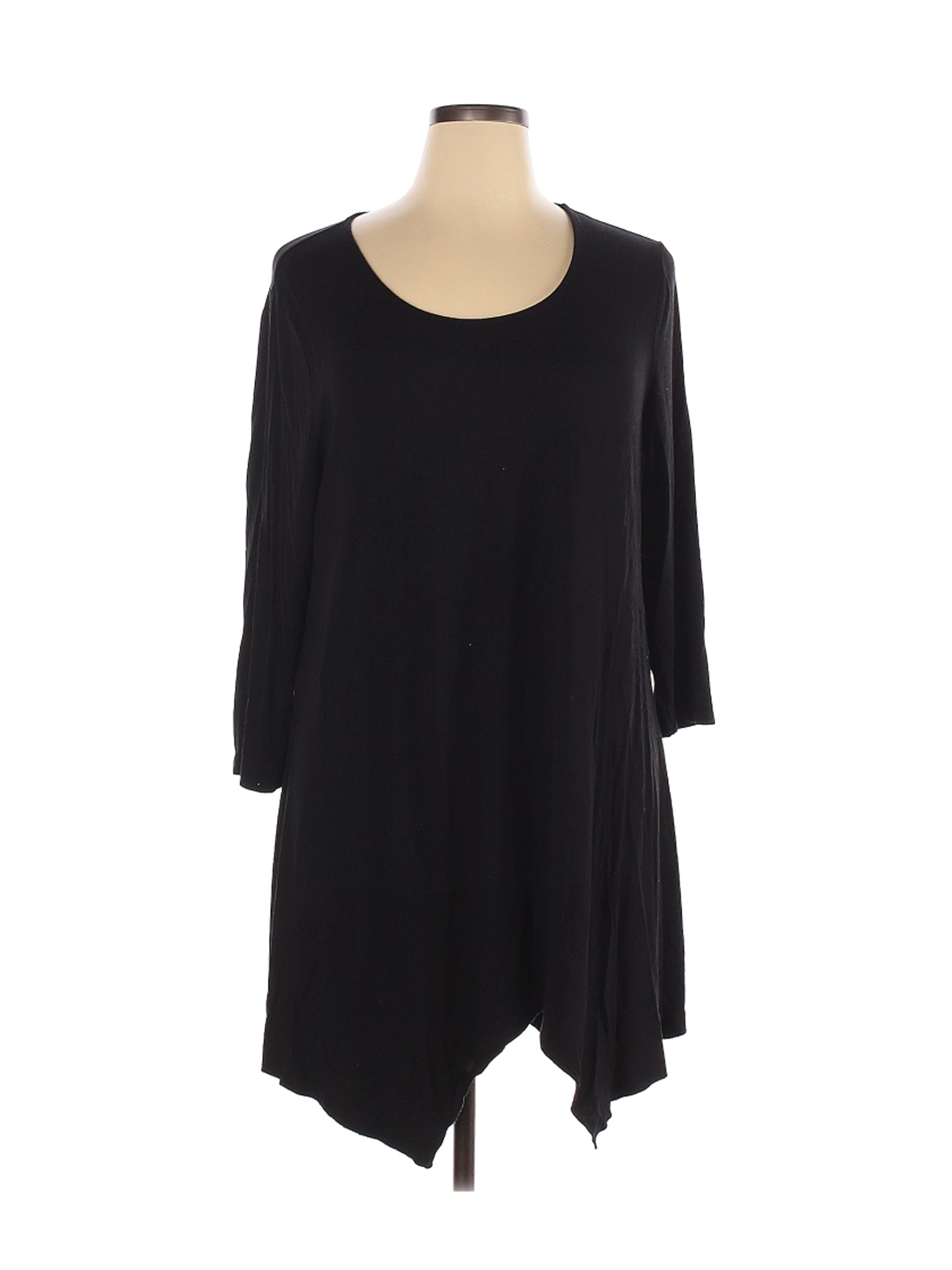 Chico's Women Black Casual Dress XL | eBay