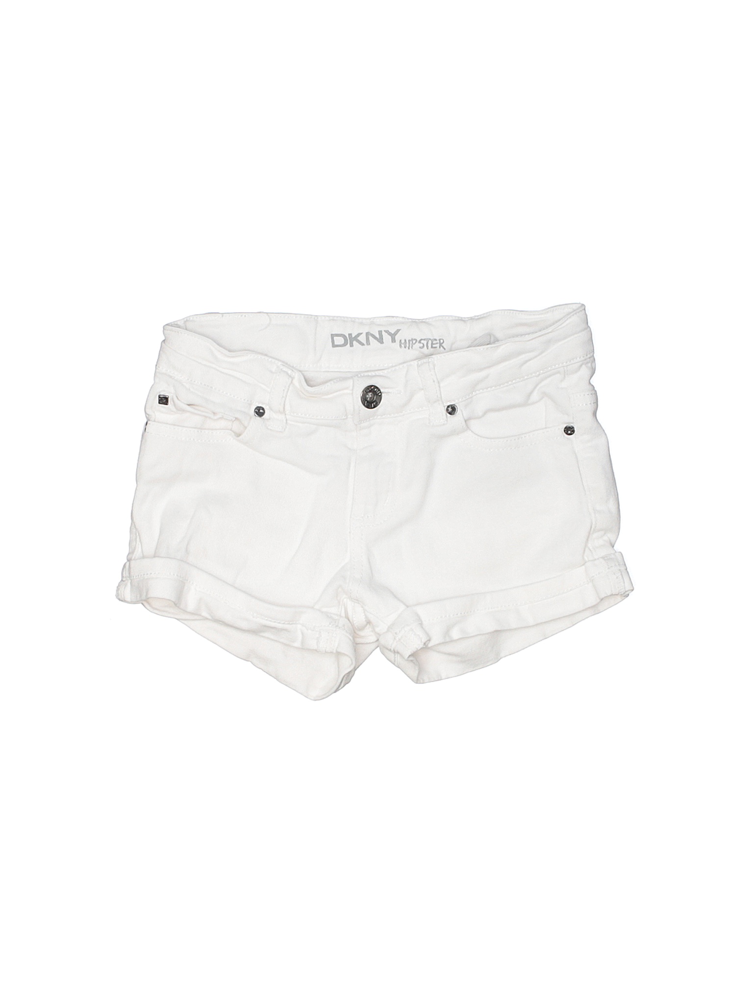 DKNY Girls White Denim Shorts 8 | eBay