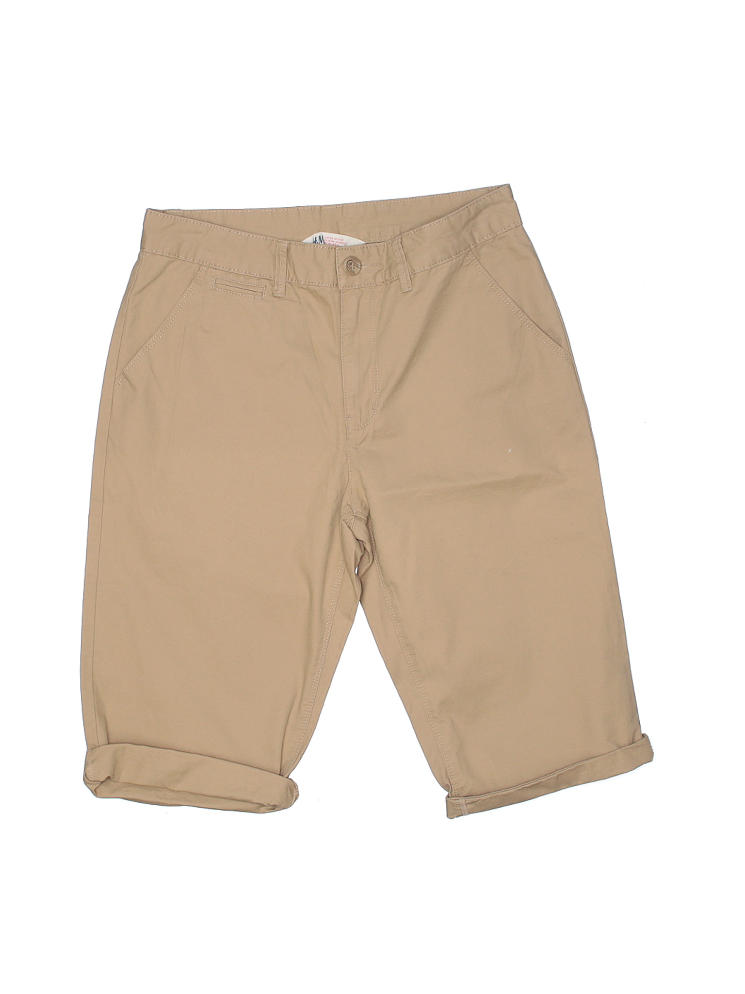 dark brown khaki shorts