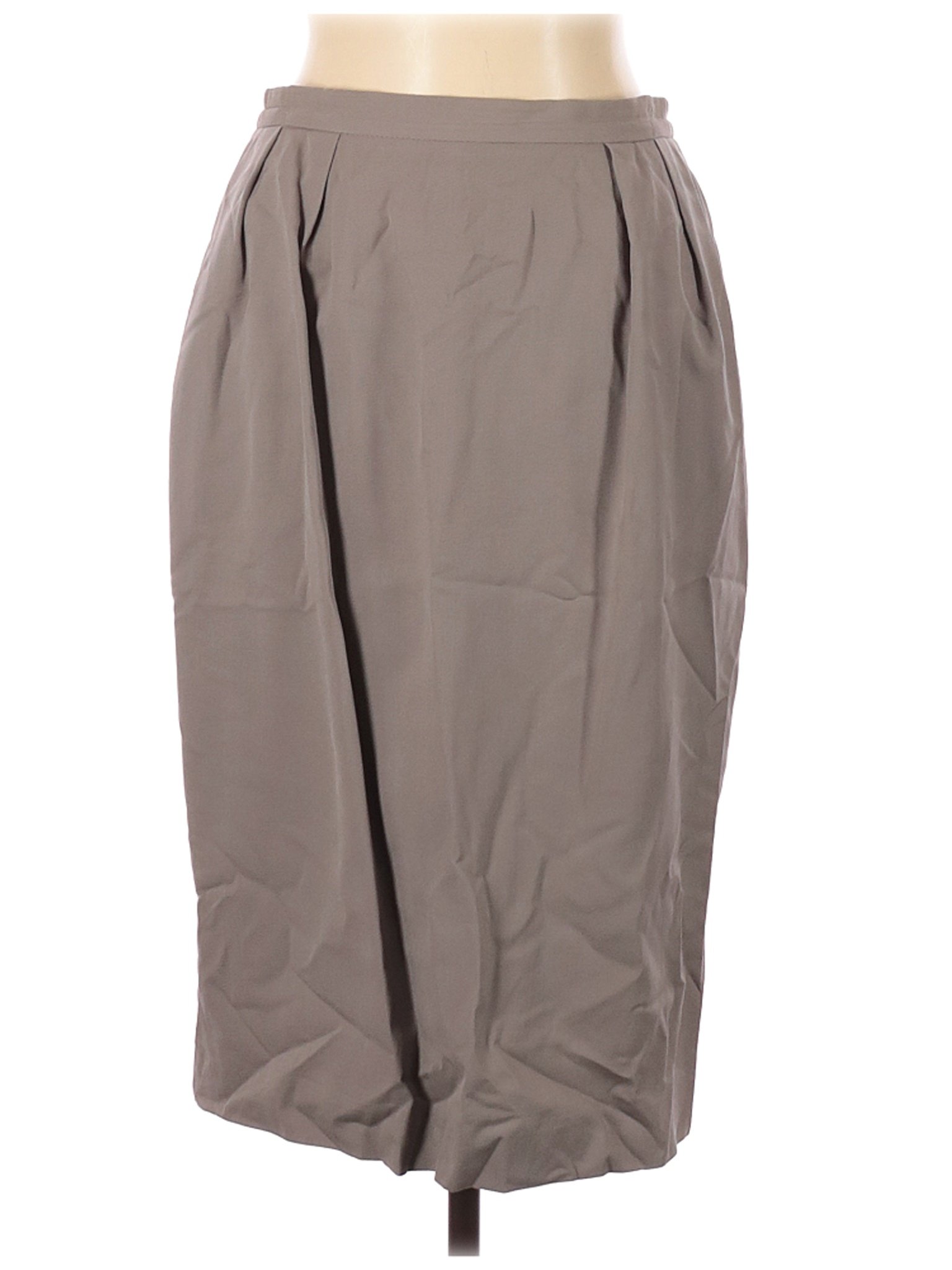 Unbranded Women Gray Wool Skirt 12 | eBay