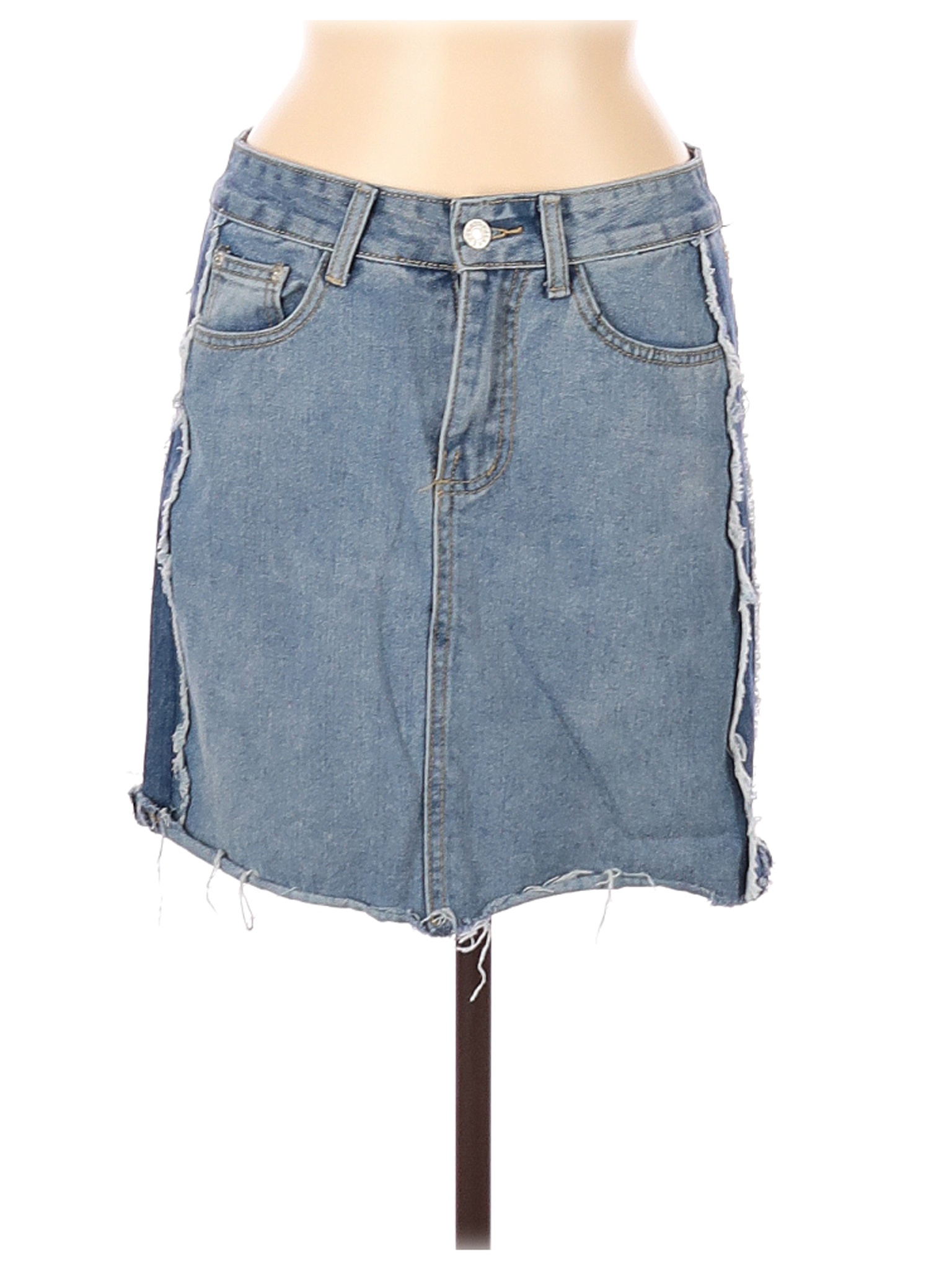 Chelsea & Violet Women Blue Denim Skirt M | eBay