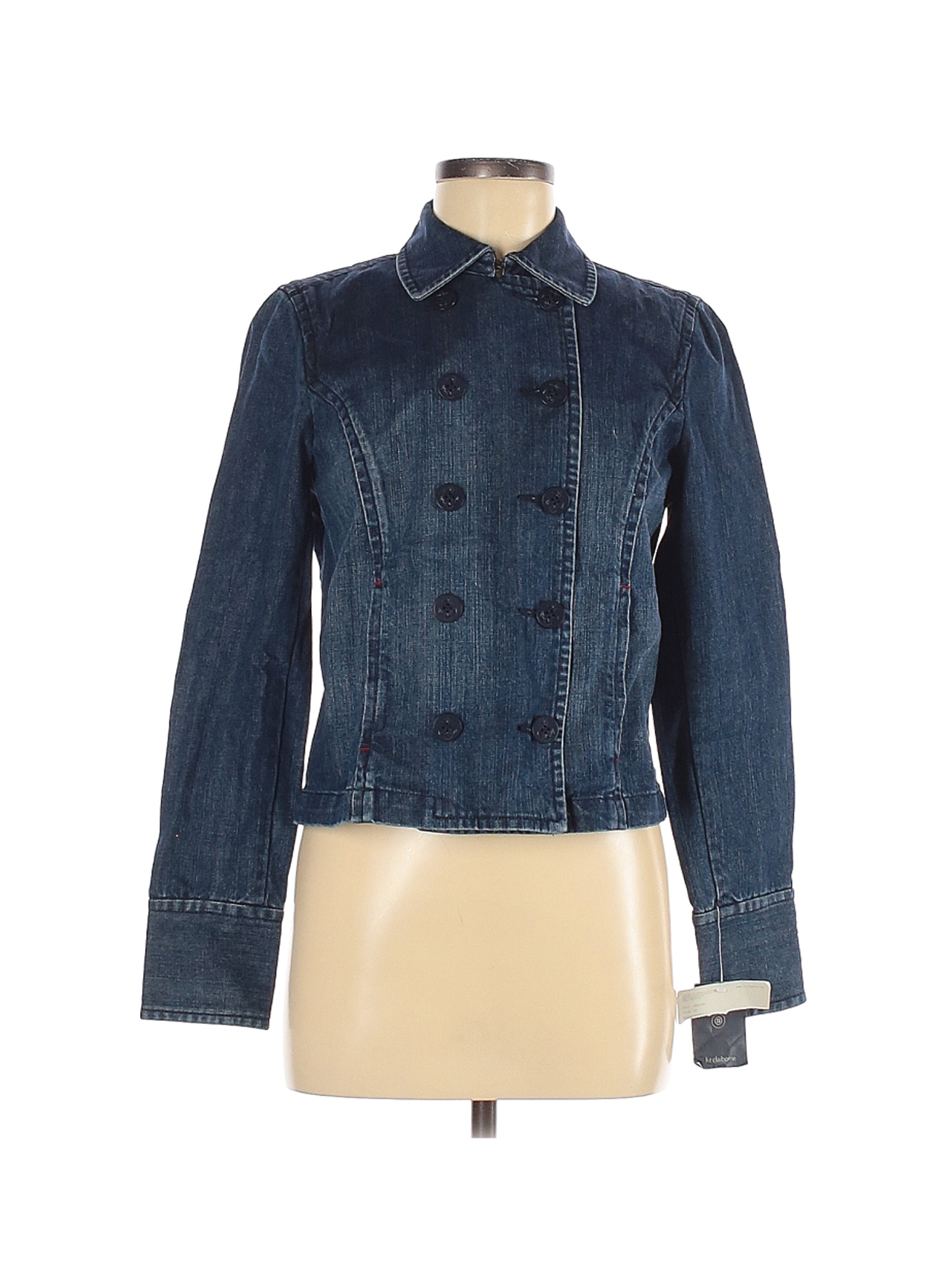 NWT Liz Claiborne Women Blue Denim Jacket 6 | eBay
