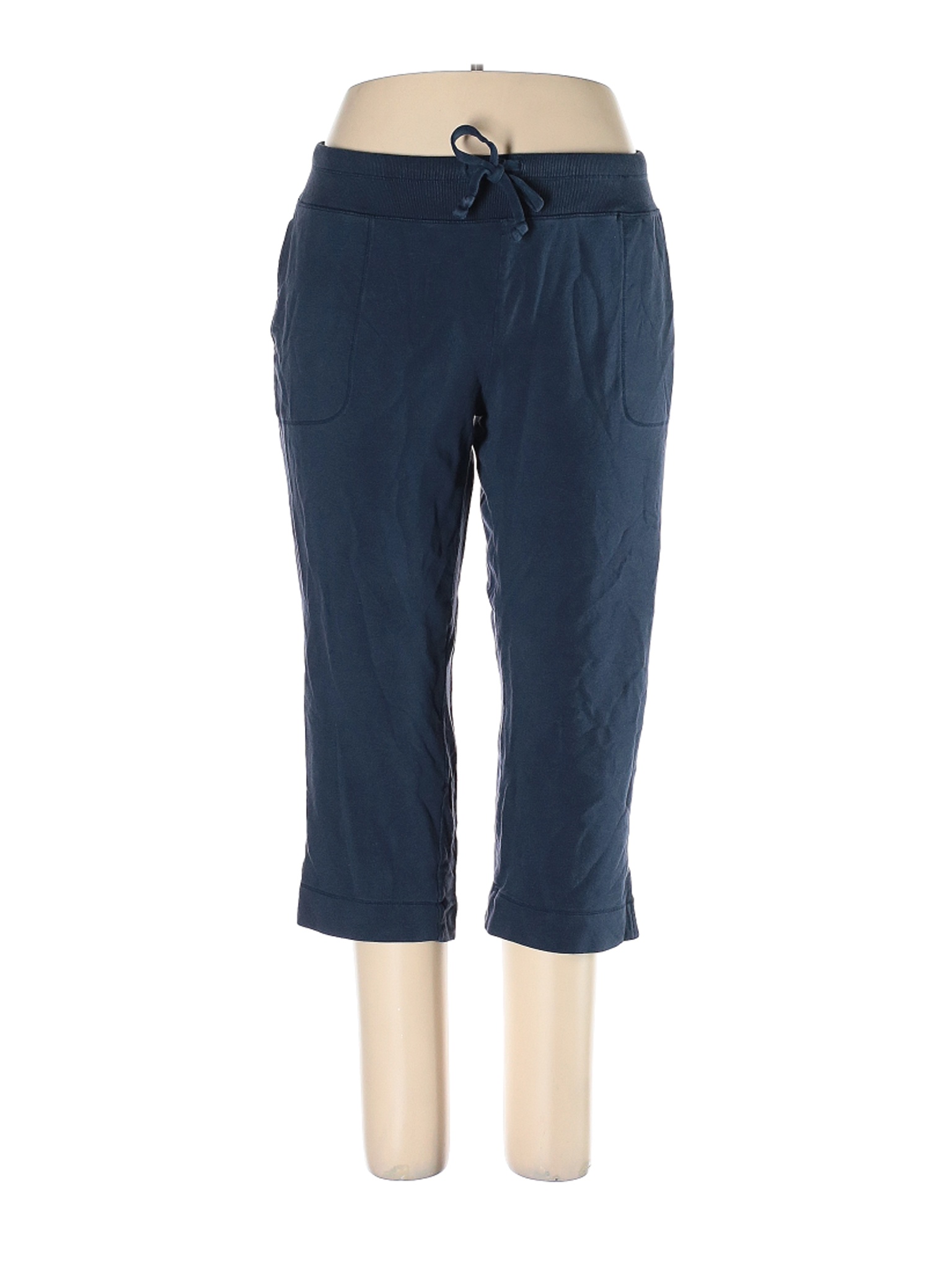 Lands' End Women Blue Casual Pants 1X Plus | eBay