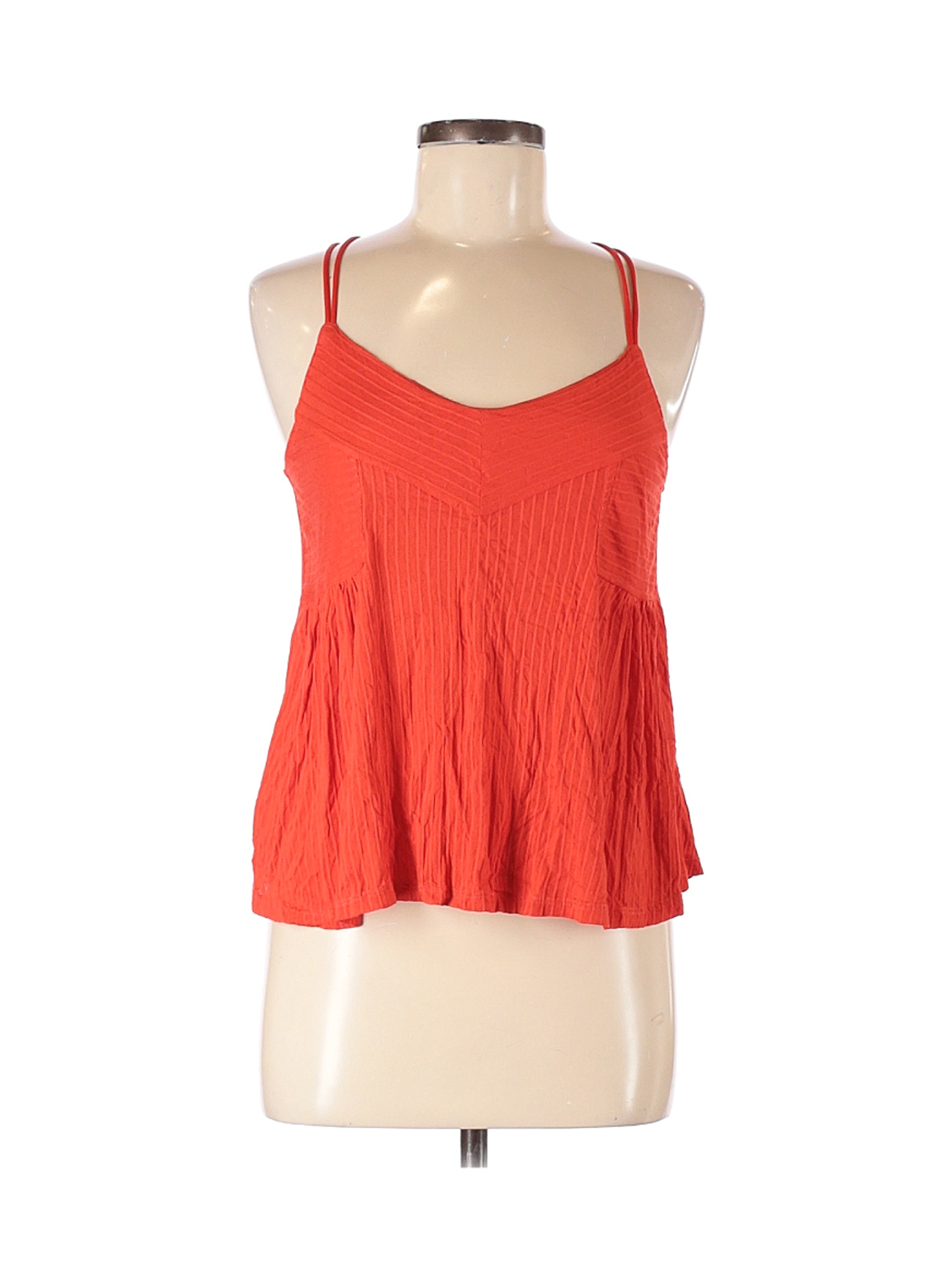 Mango Women Orange Sleeveless Top XS | eBay