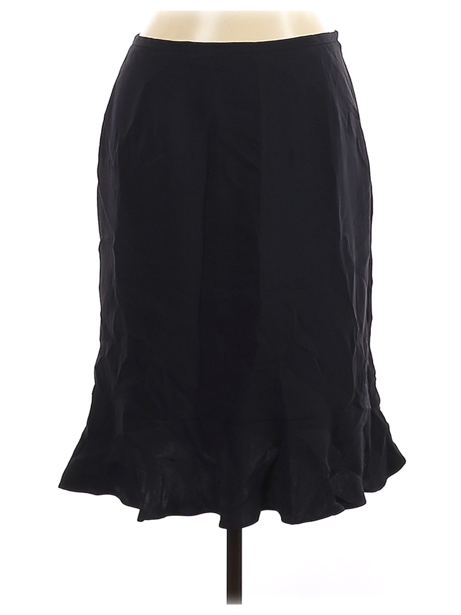 Kate Hill Women Black Silk Skirt 14 Petites | eBay
