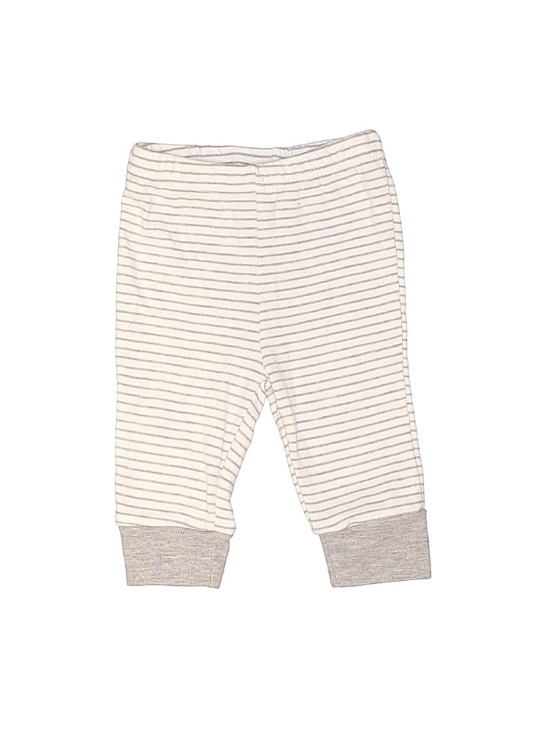 Rene Rofe Stripes Ivory White Sweatpants Size 3-6 mo - photo 1