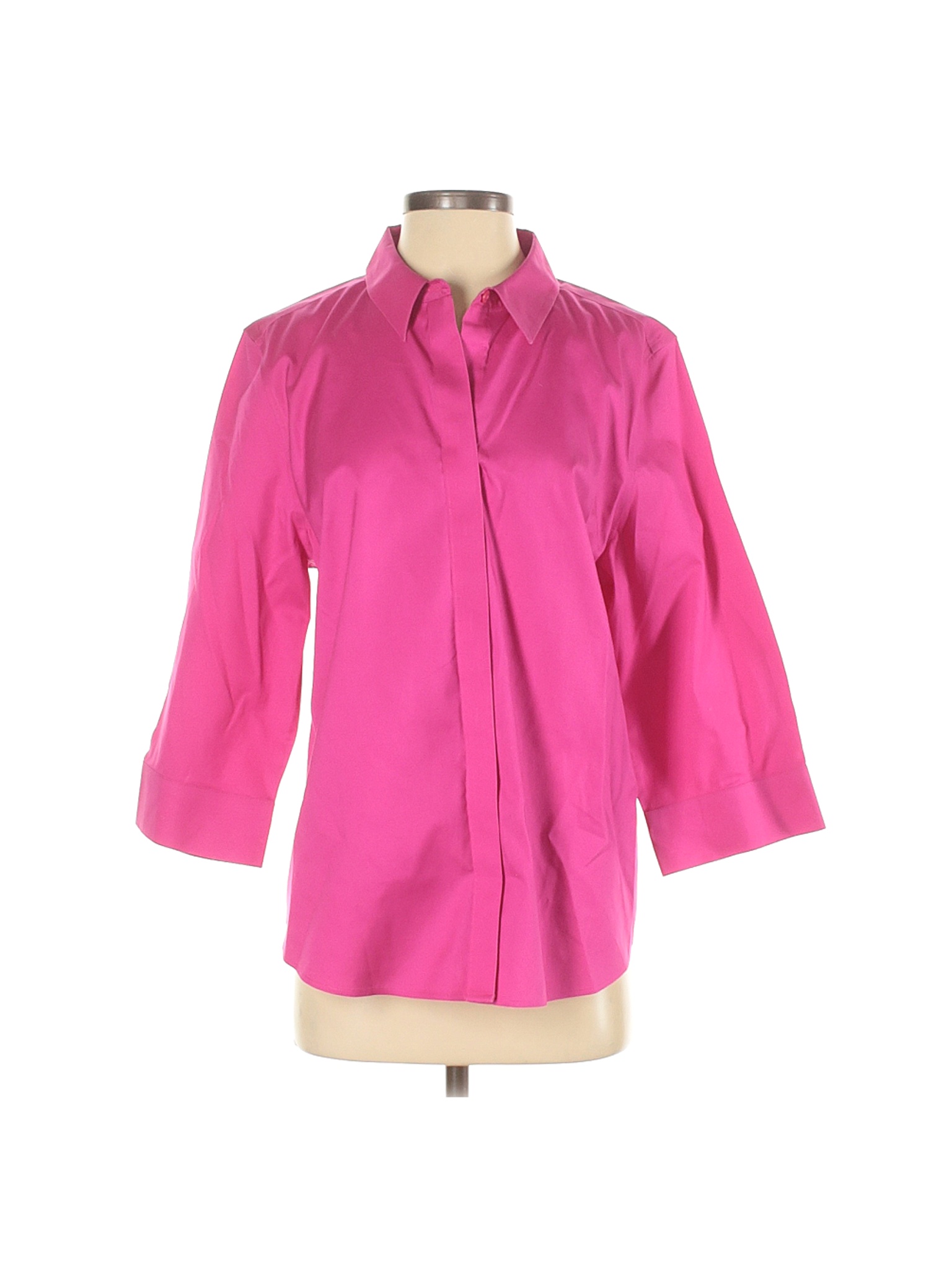 3/4 Sleeve Shirt- Pink Trim main image 1