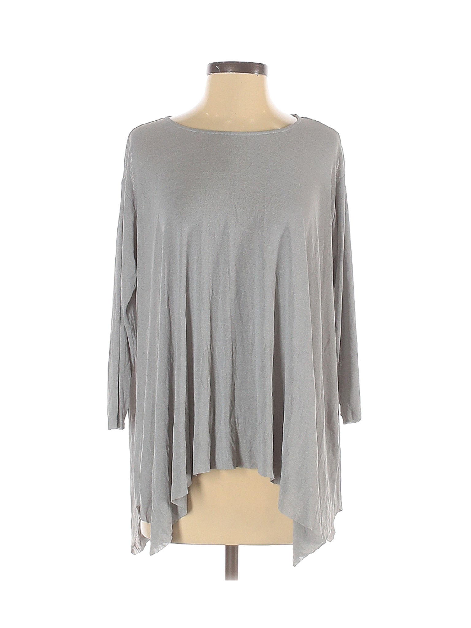 Cos Gray 3/4 Sleeve Top Size S - 56% off | thredUP