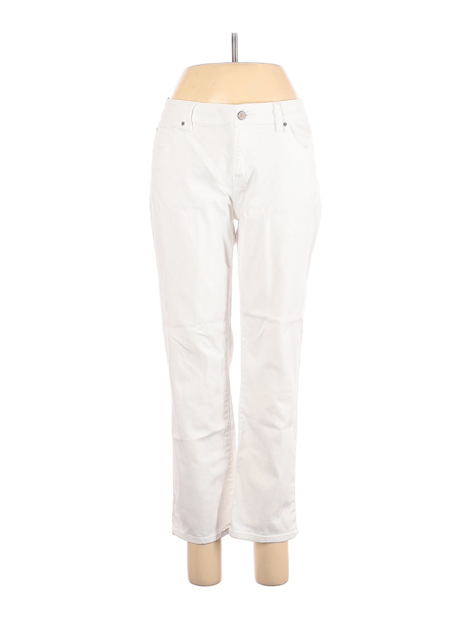 Apt. 9 Women White Jeans 12 | eBay