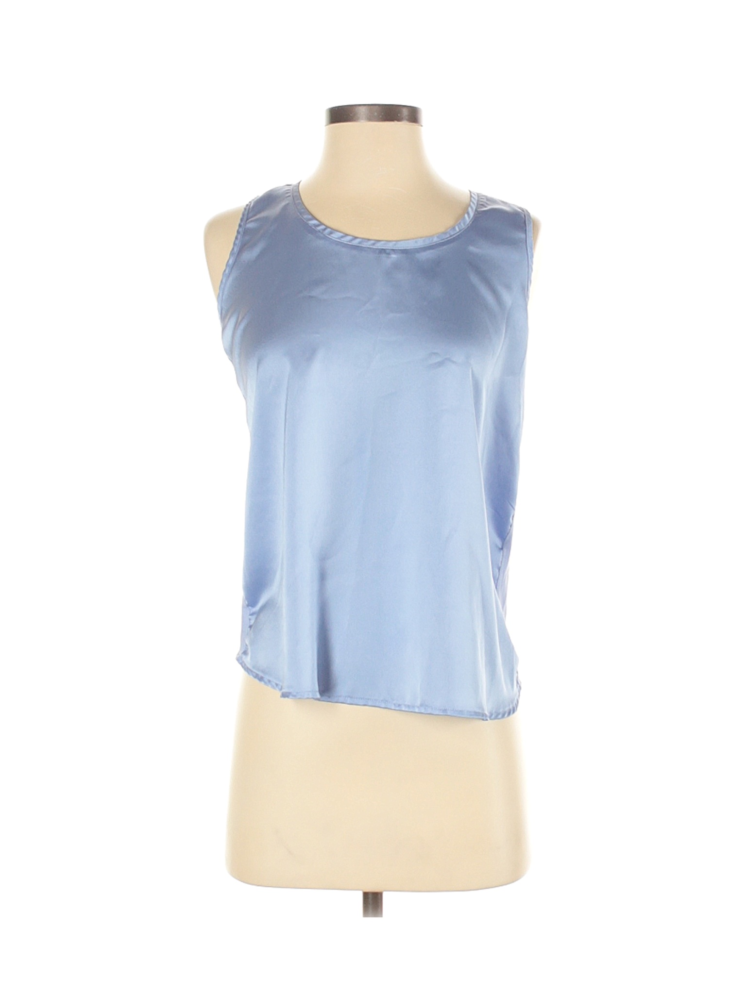 MNG Basics Women Blue Sleeveless Blouse XXS | eBay
