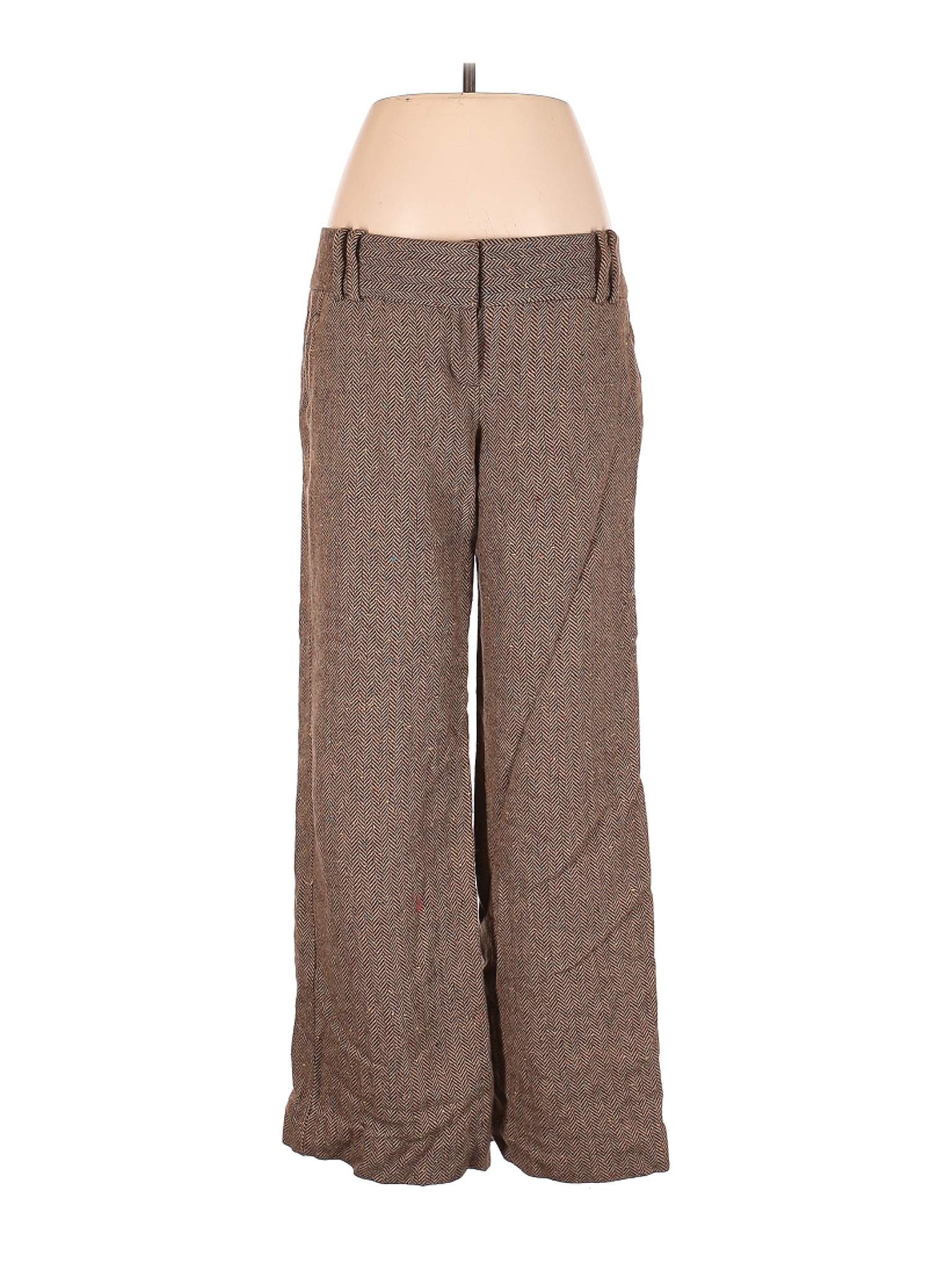 womens dark brown dress pants