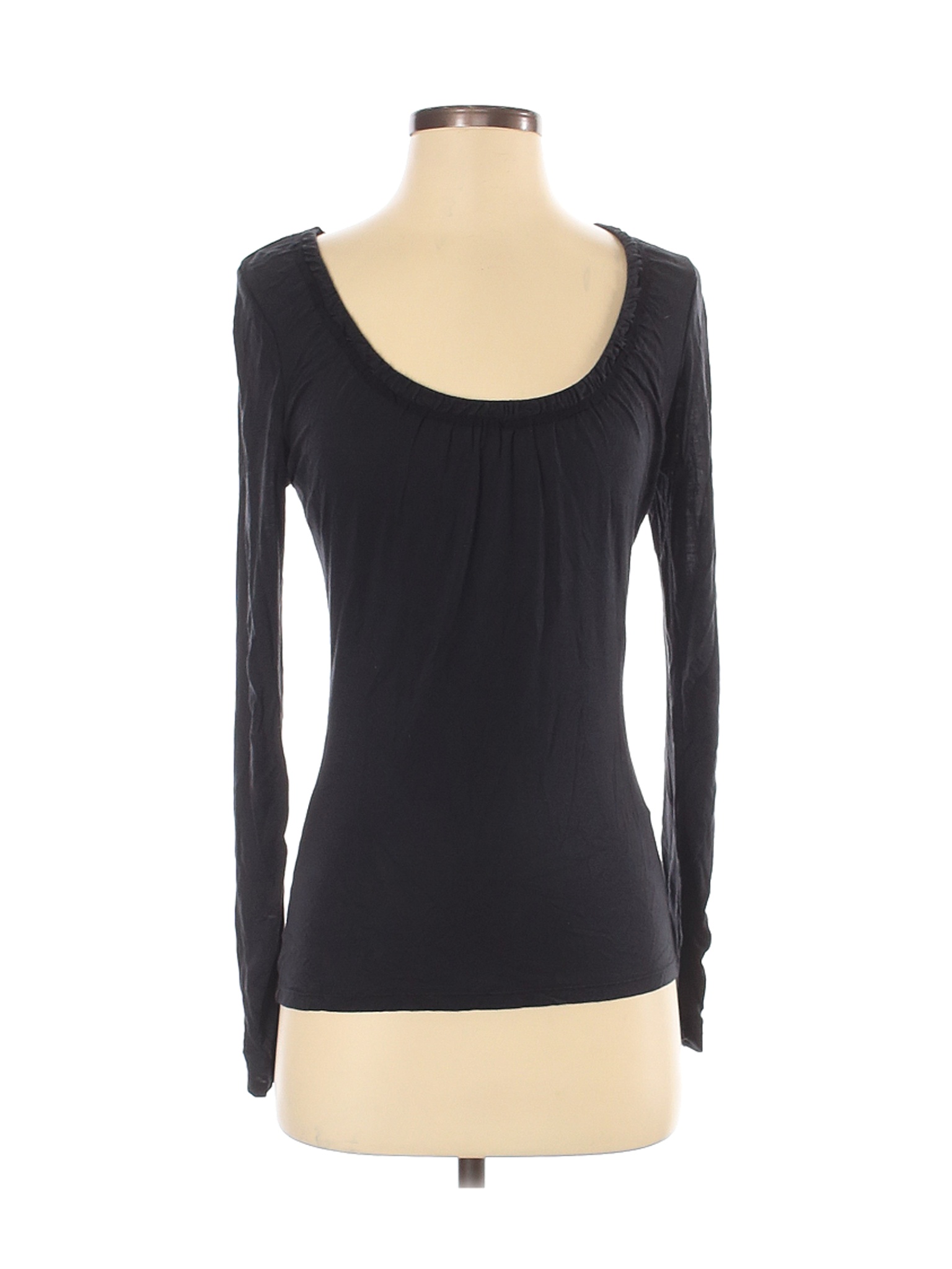 Elie Tahari Women Black Long Sleeve T-Shirt XS | eBay