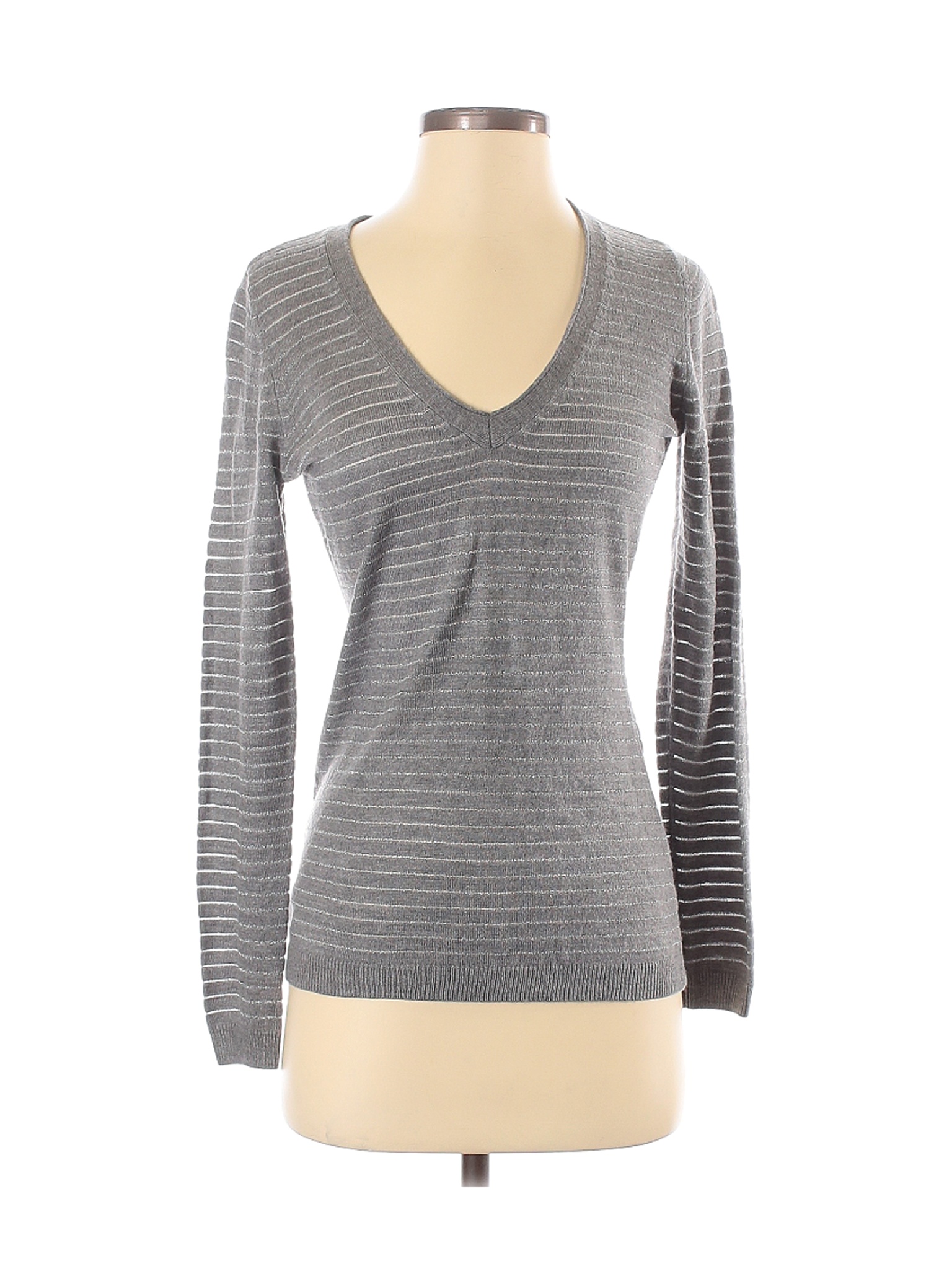 New York & Company Women Gray Pullover Sweater S | eBay