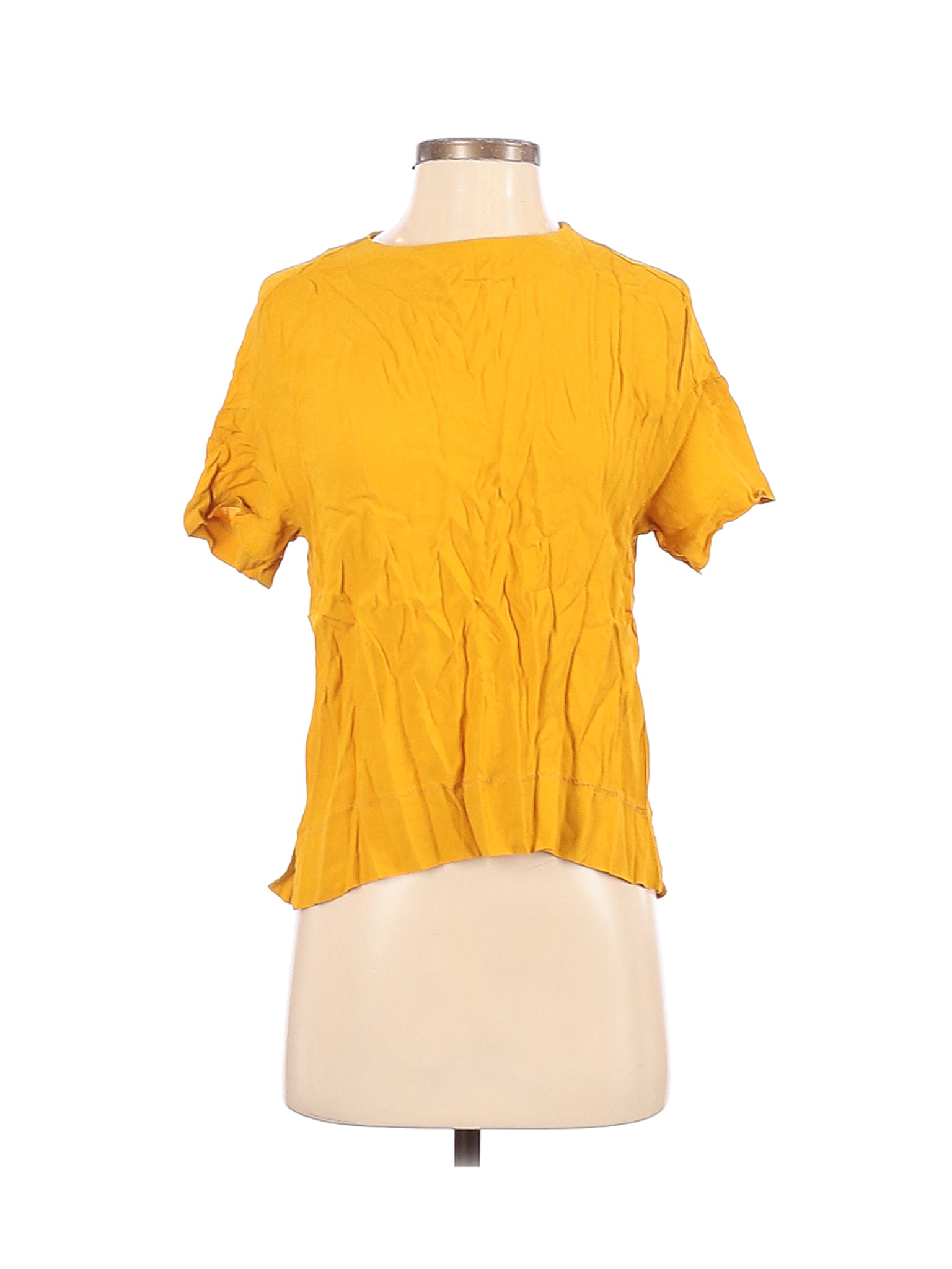 h&m yellow blouse
