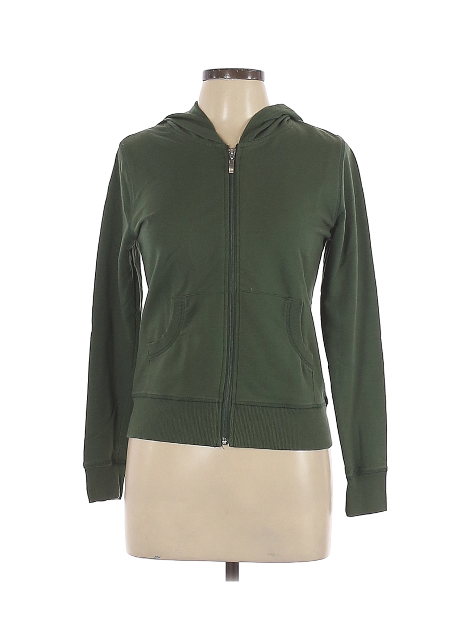 Assorted Brands Women Green Zip Up Hoodie L | eBay
