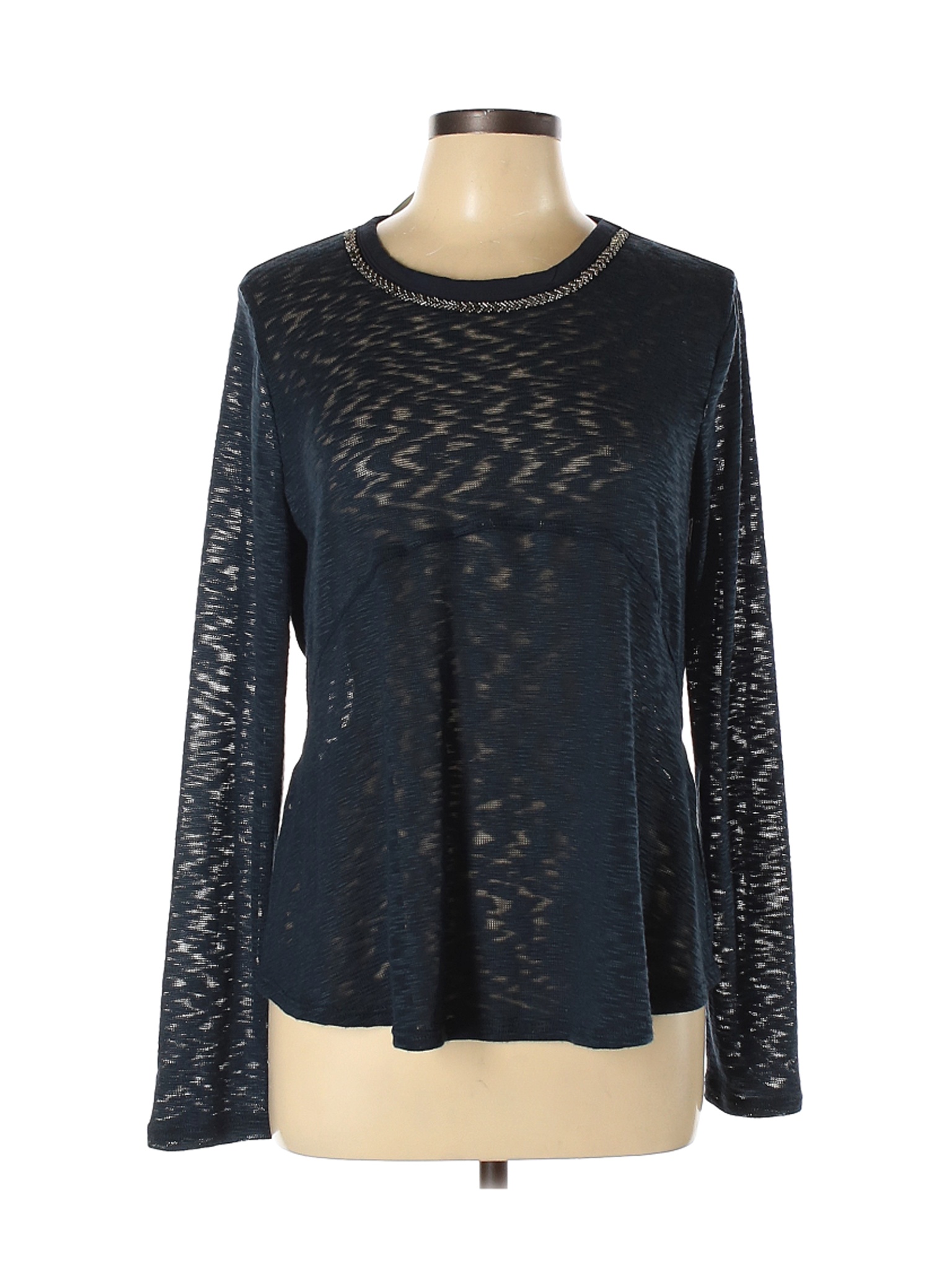 NWT Maurices Women Blue Long Sleeve Top L | eBay