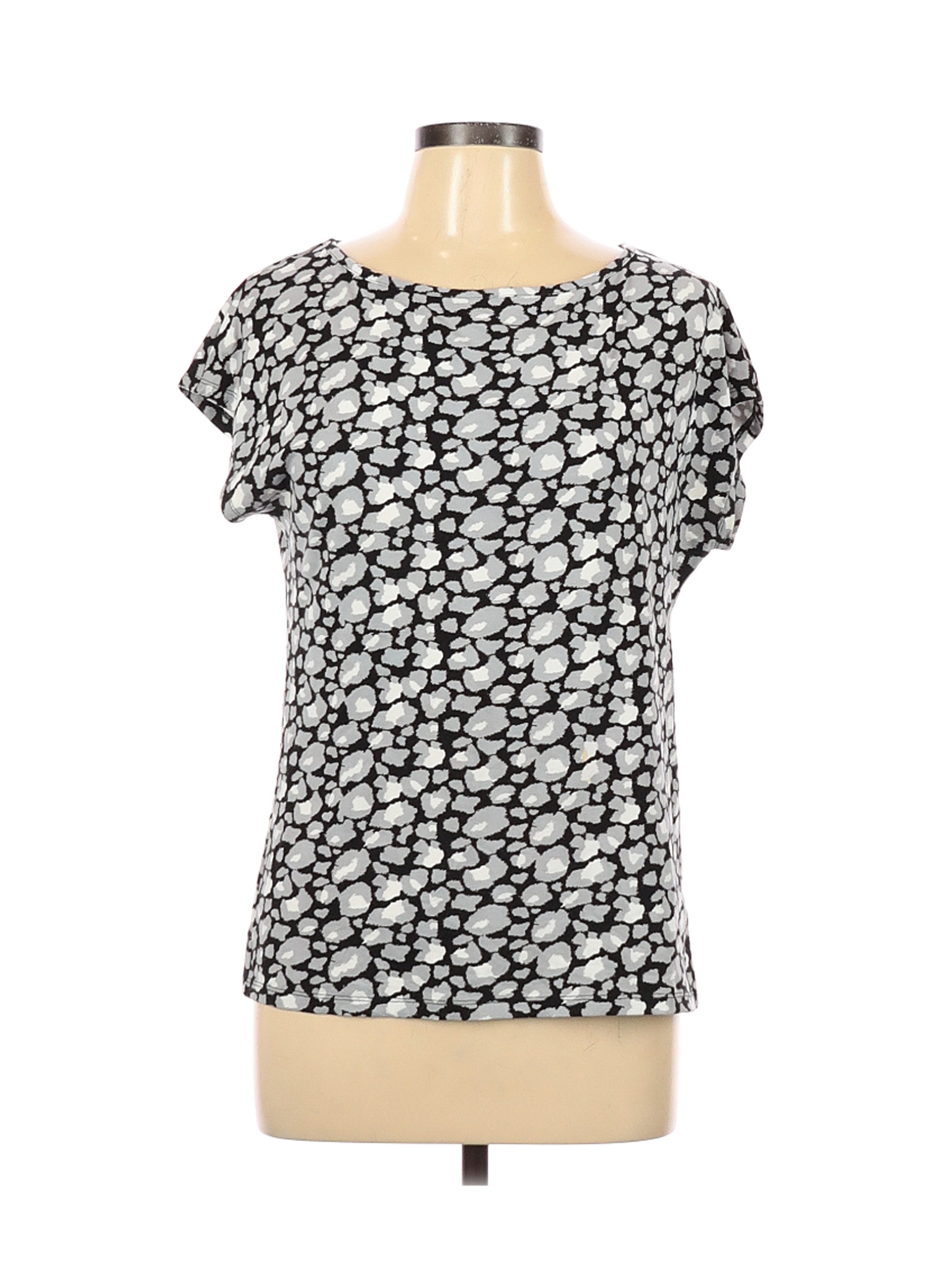 Talbots Women Black Short Sleeve T-Shirt L | eBay