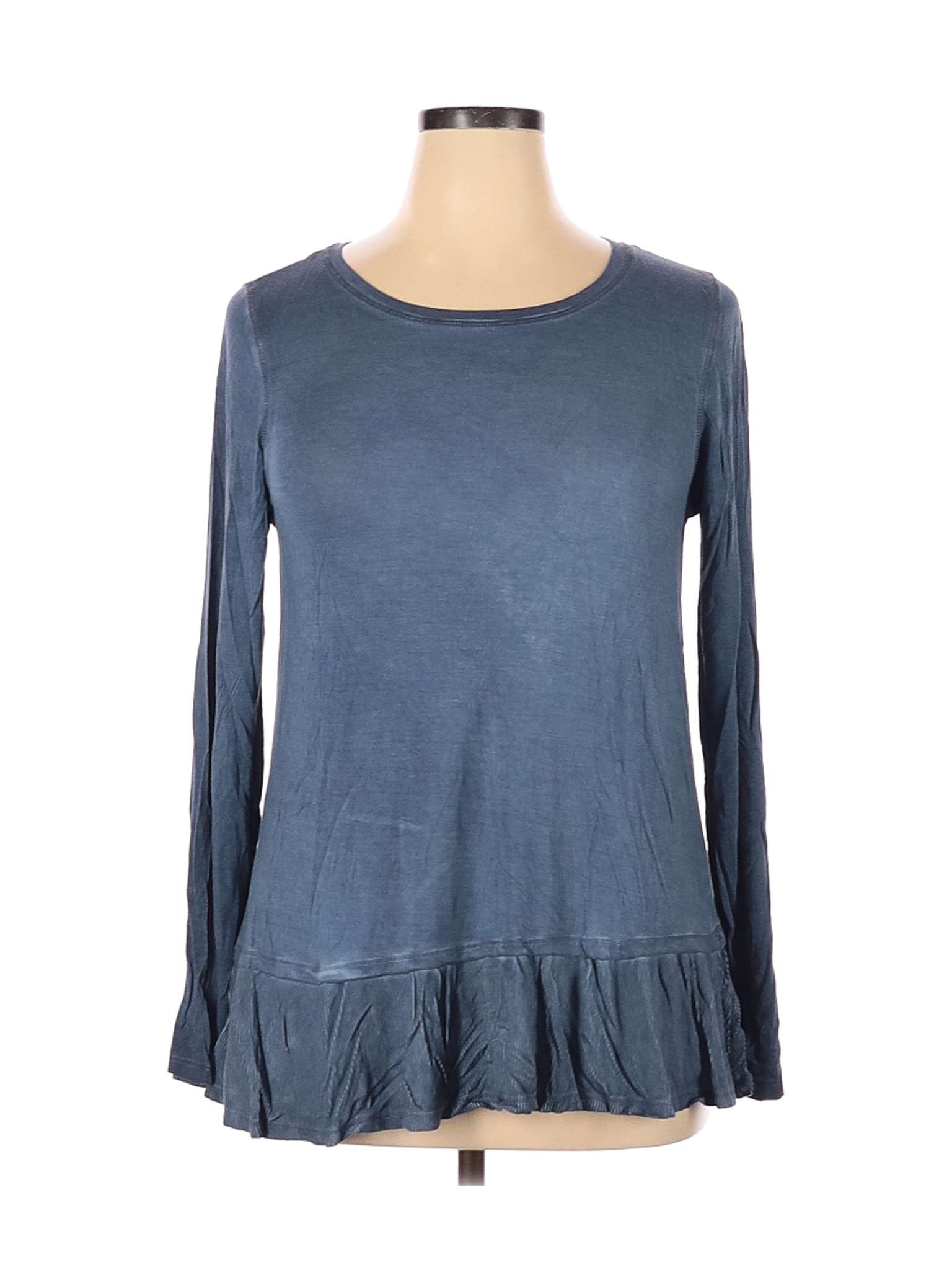 NWT Cable & Gauge Women Blue Long Sleeve Top XL | eBay