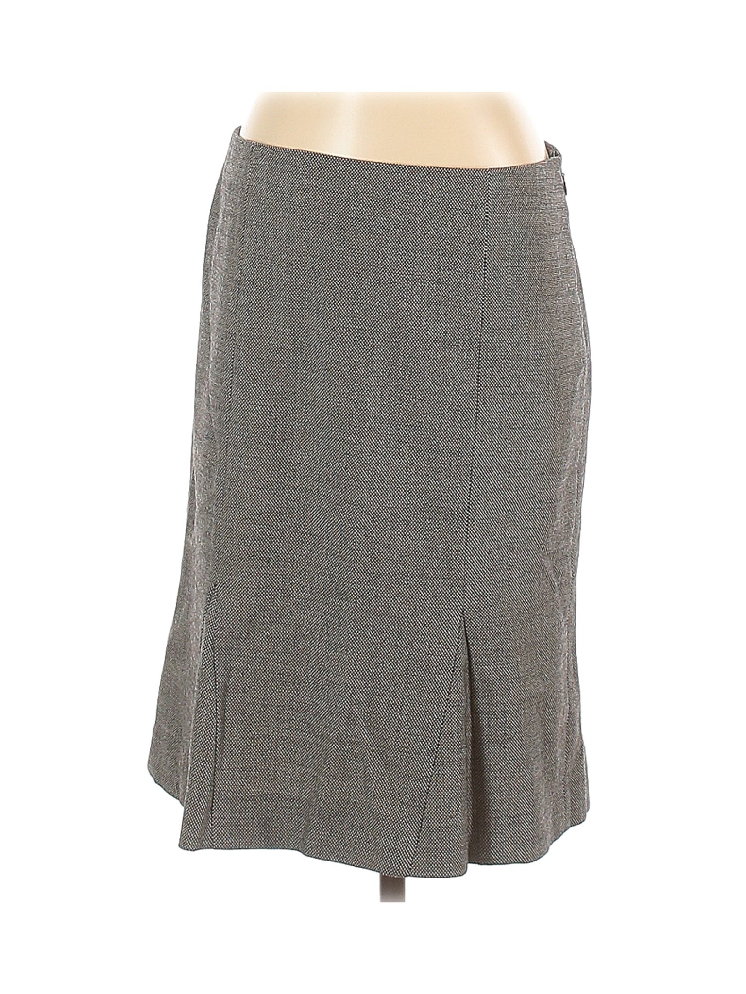 Theory Women Gray Wool Skirt 4 | eBay