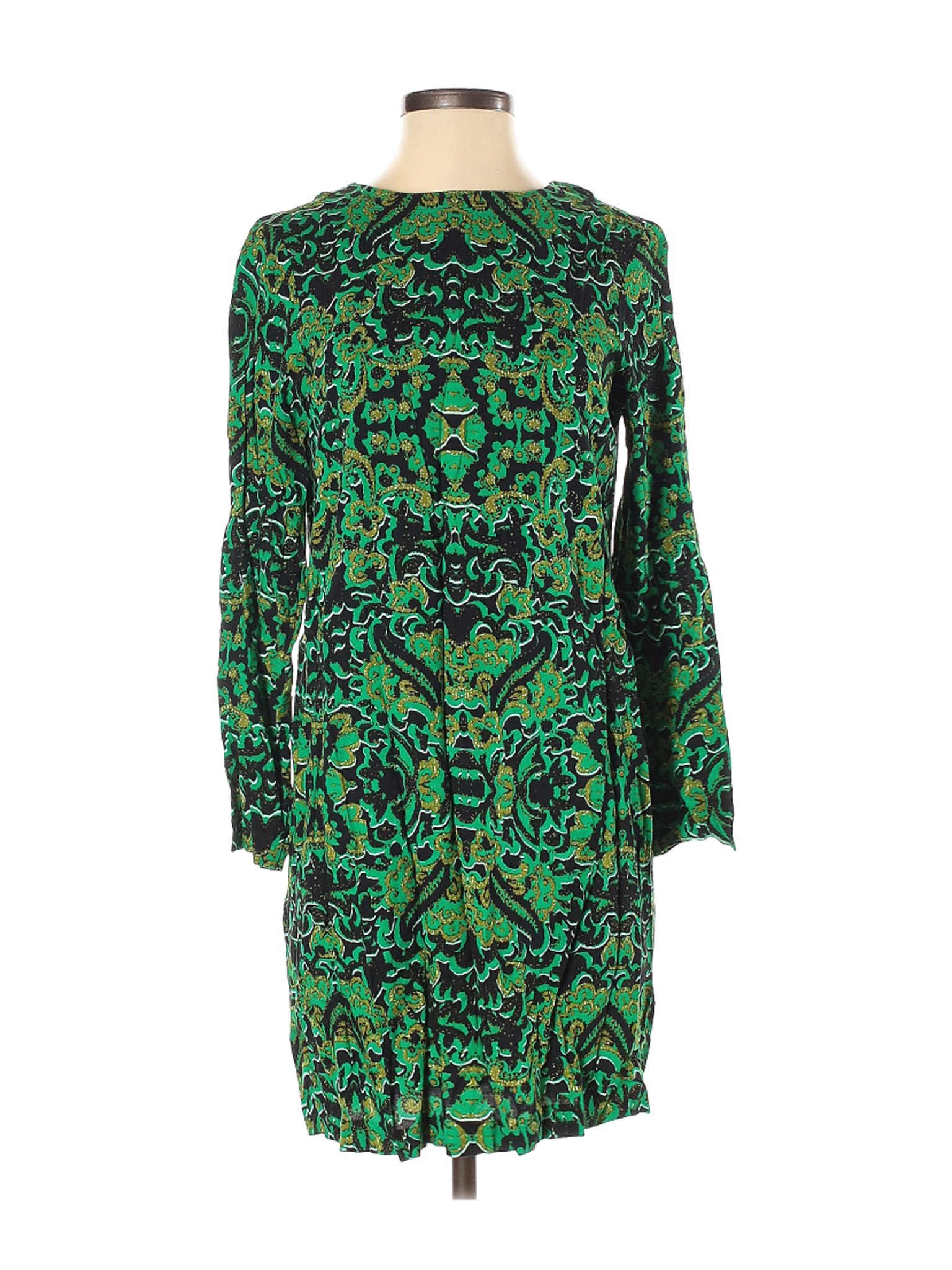 H&M Women Green Casual Dress 4 | eBay