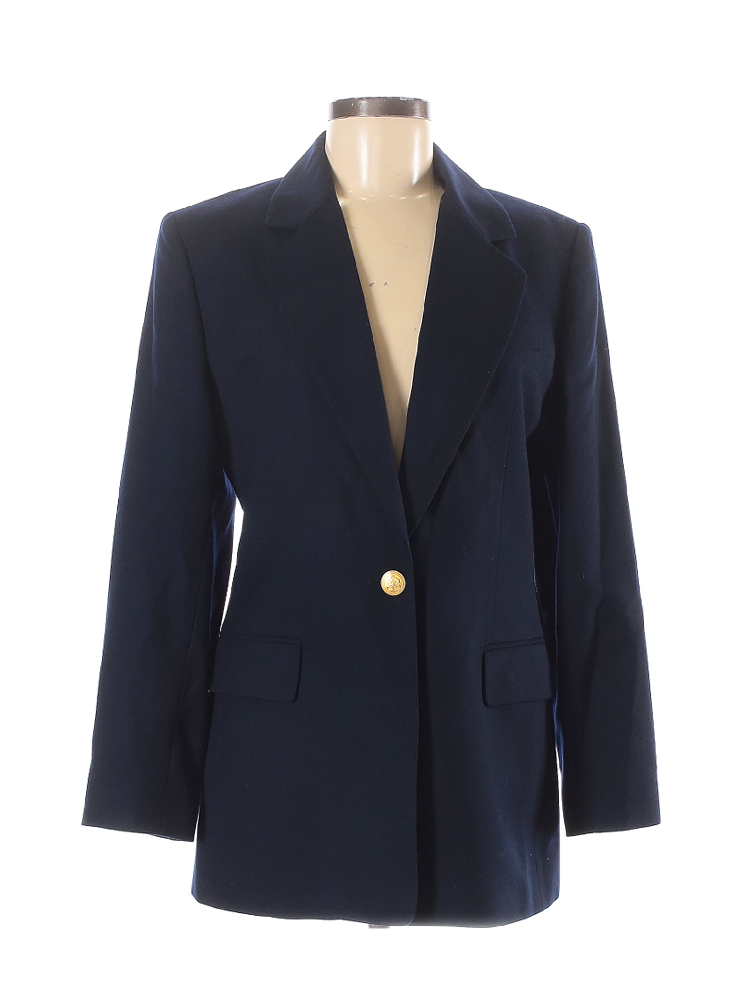 Talbots Women Blue Wool Blazer 6 | eBay