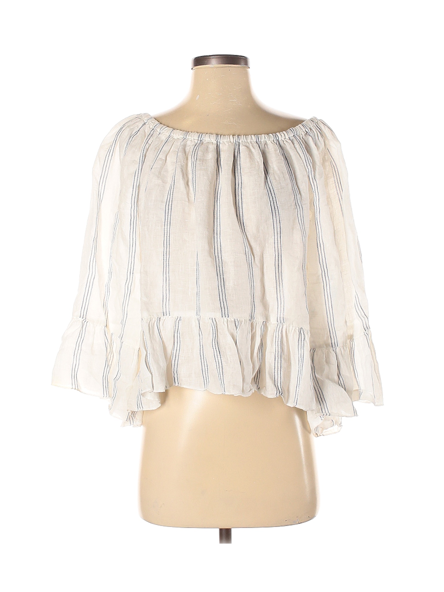 Thread & Supply Women Ivory Long Sleeve Top S | eBay