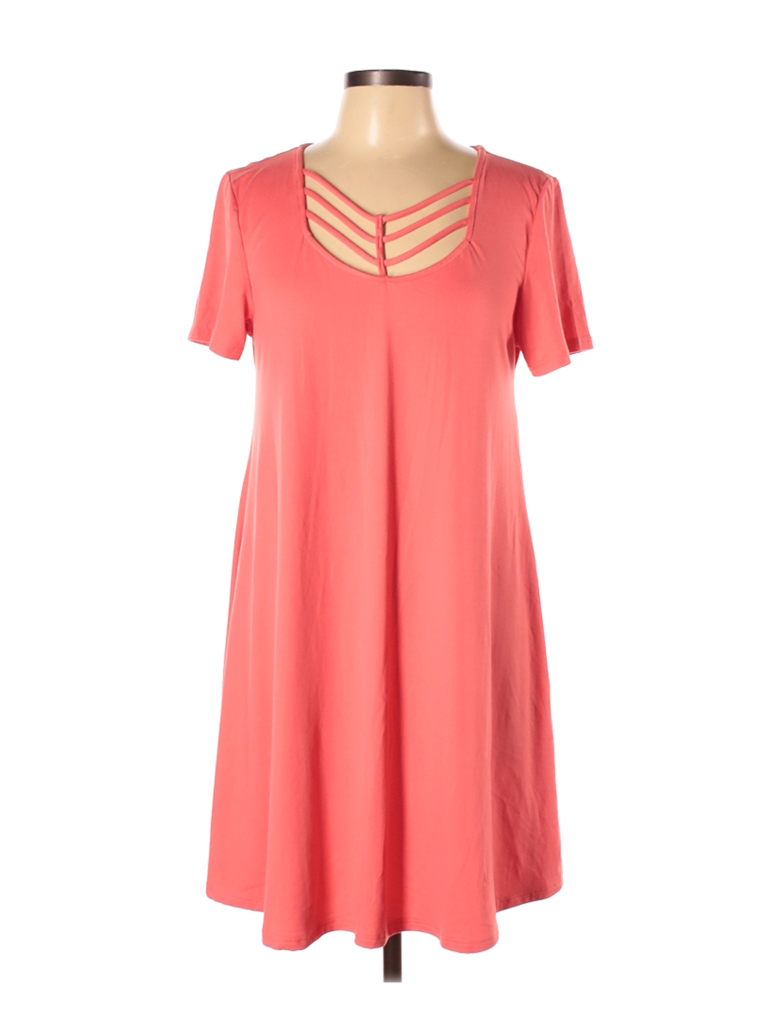 Entro Women Pink Casual Dress L | eBay