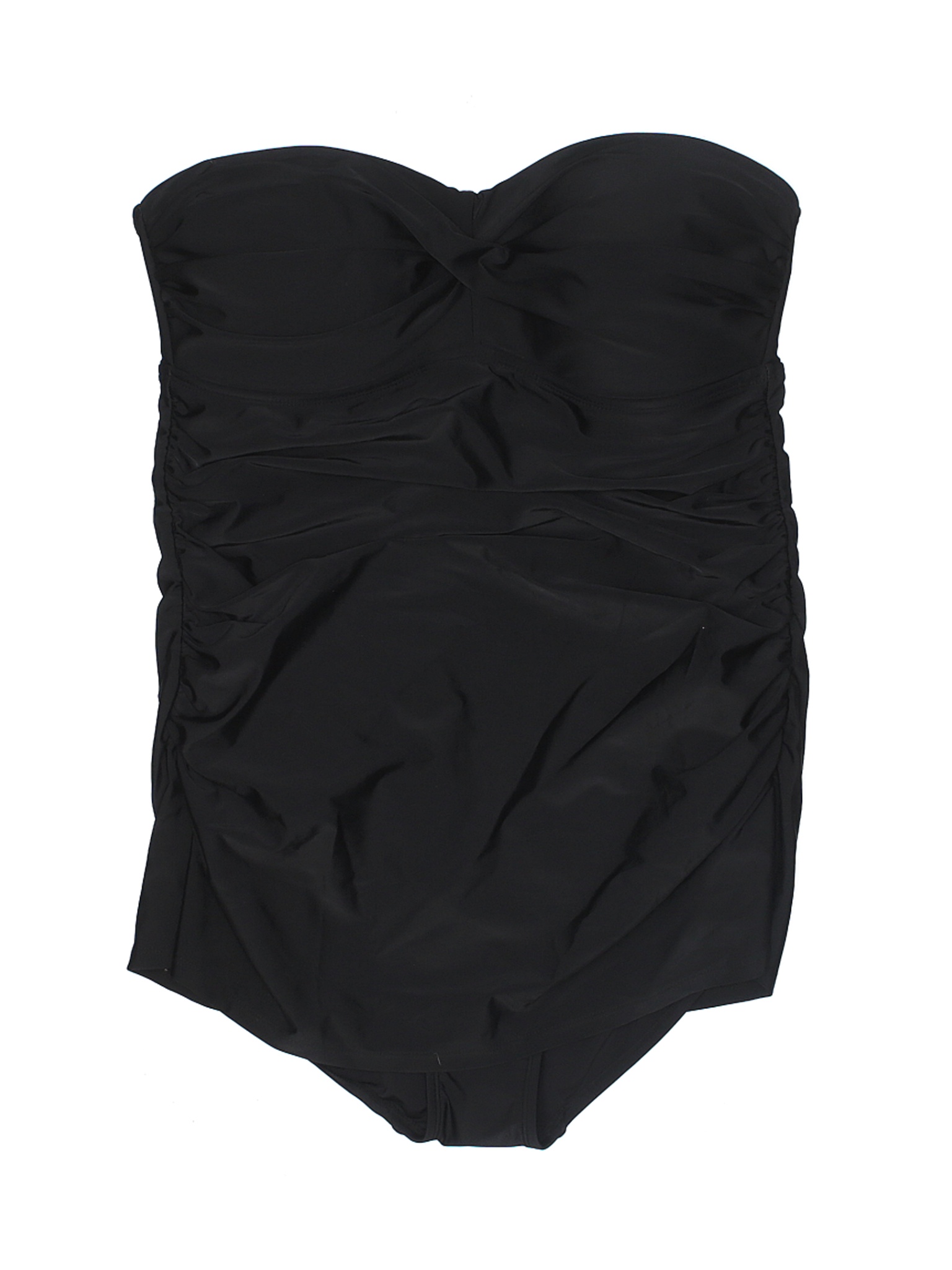 NWT Merona Women Black One Piece Swimsuit XL | eBay