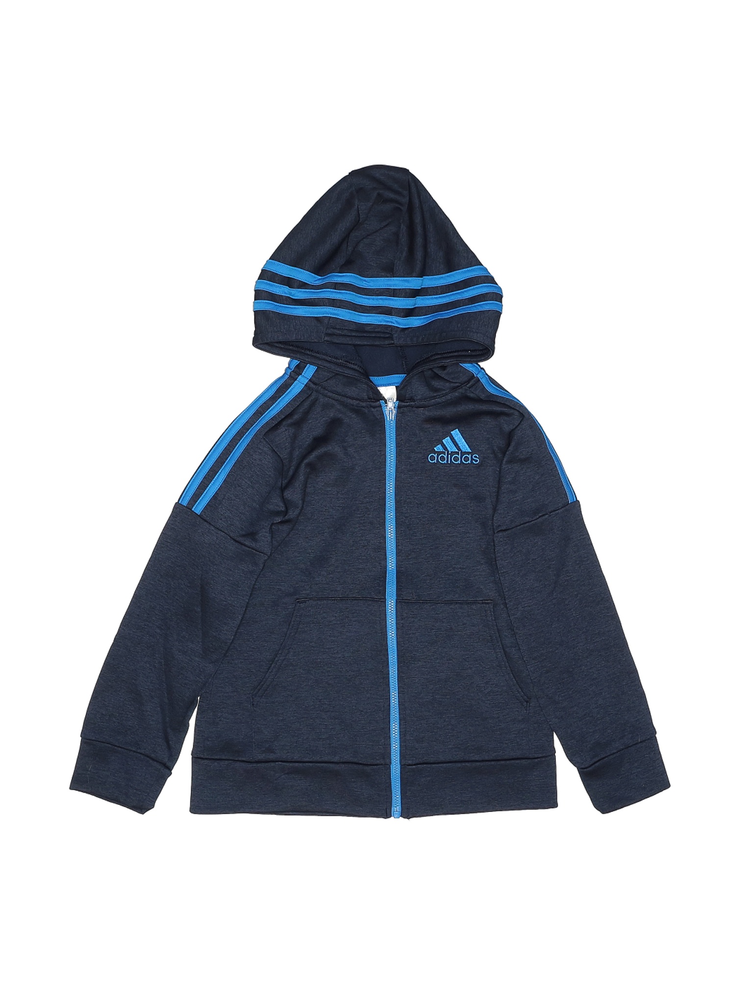 Adidas Boys Blue Zip Up Hoodie 7 | eBay