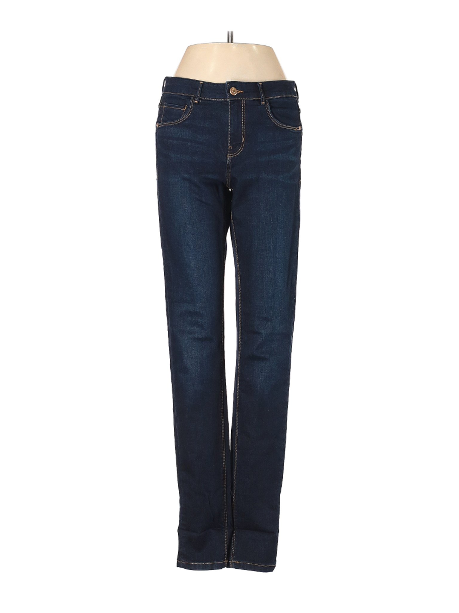 Zara TRF Women Blue Jeans 4 | eBay