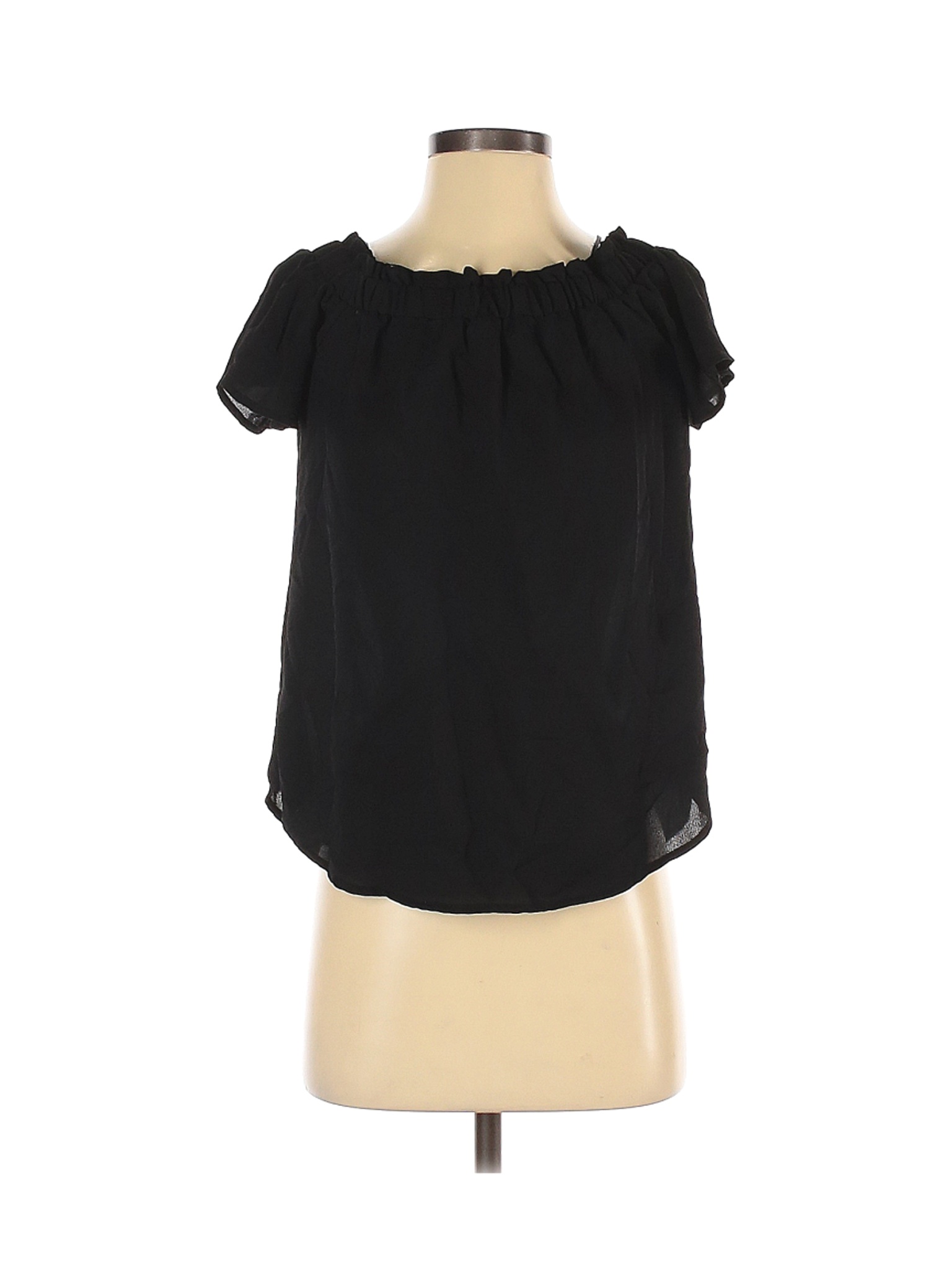 Sienna Sky Women Black Short Sleeve Blouse S | eBay