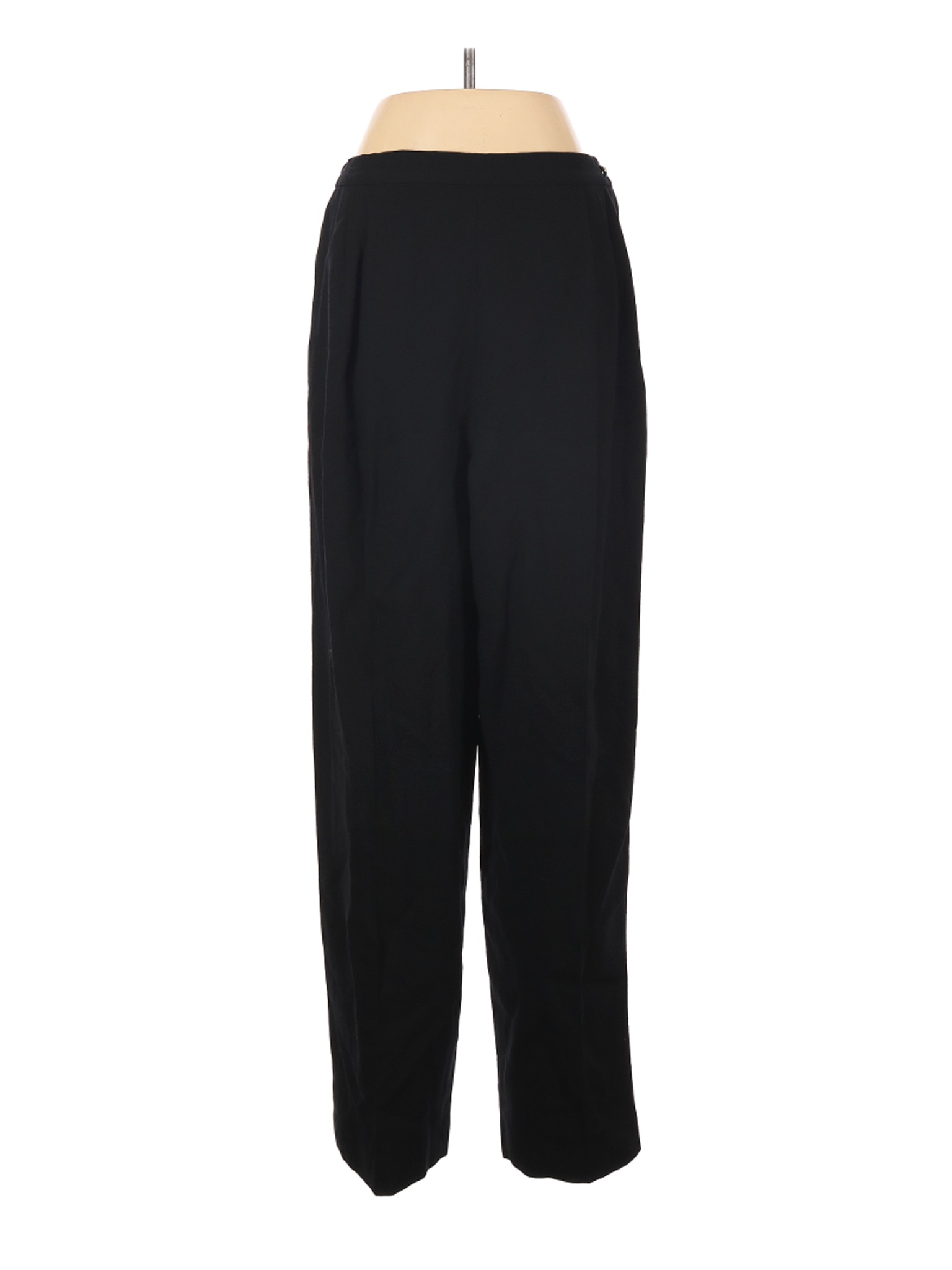 Unbranded Women Black Wool Pants 14 | eBay