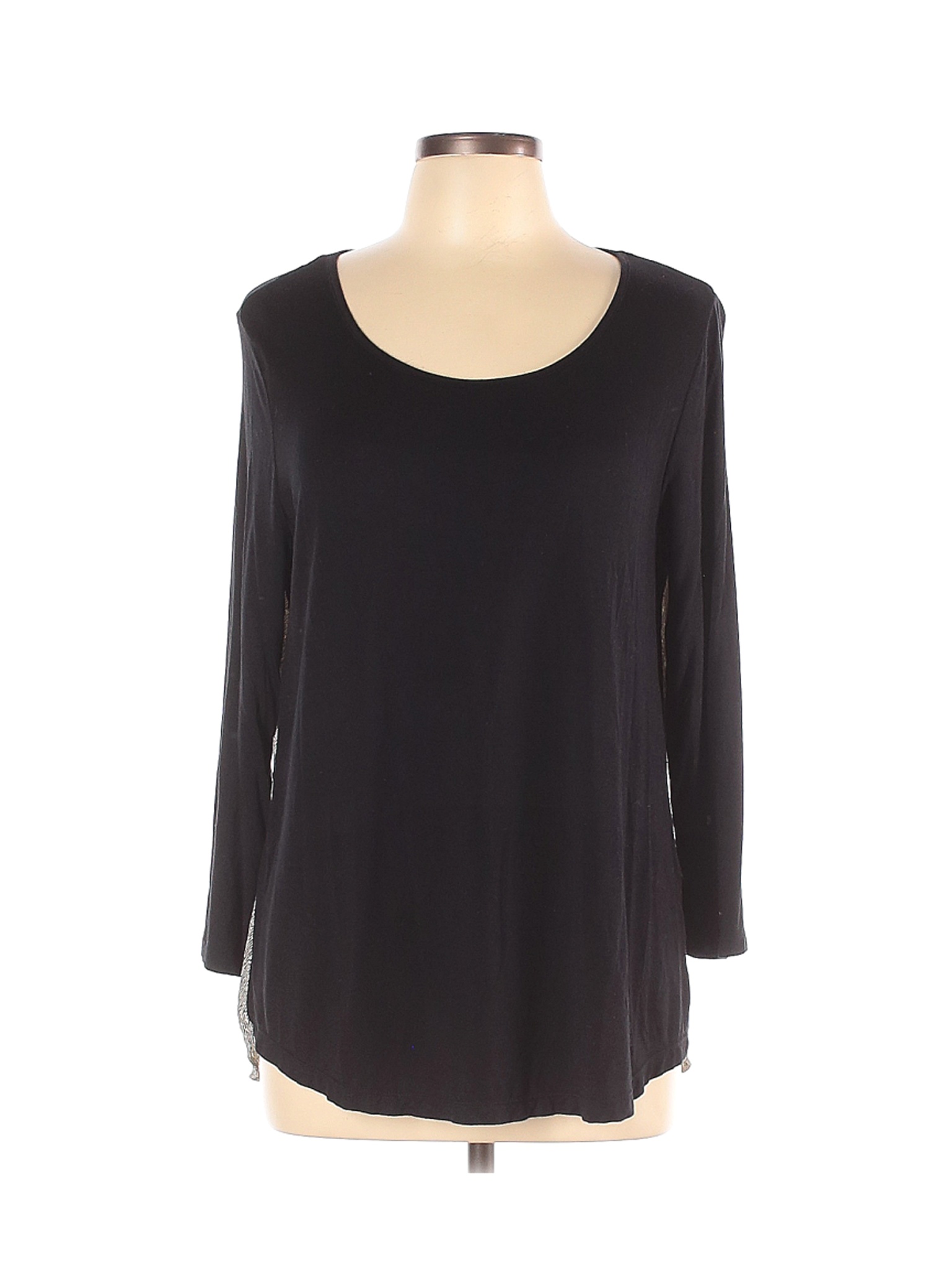Rose & Olive Women Black Long Sleeve Top L | eBay