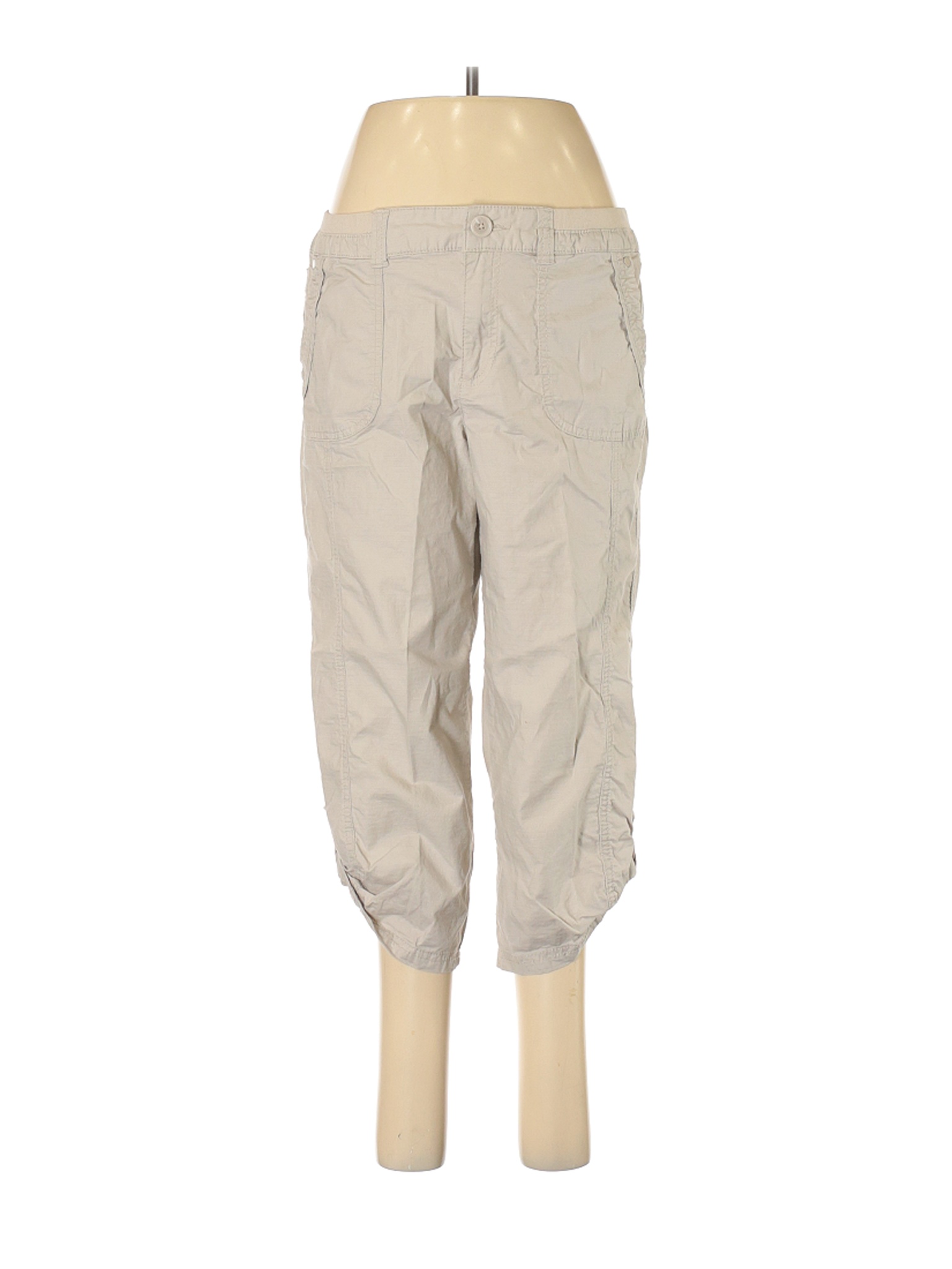 Khakis & Co Women Brown Casual Pants 8 | eBay