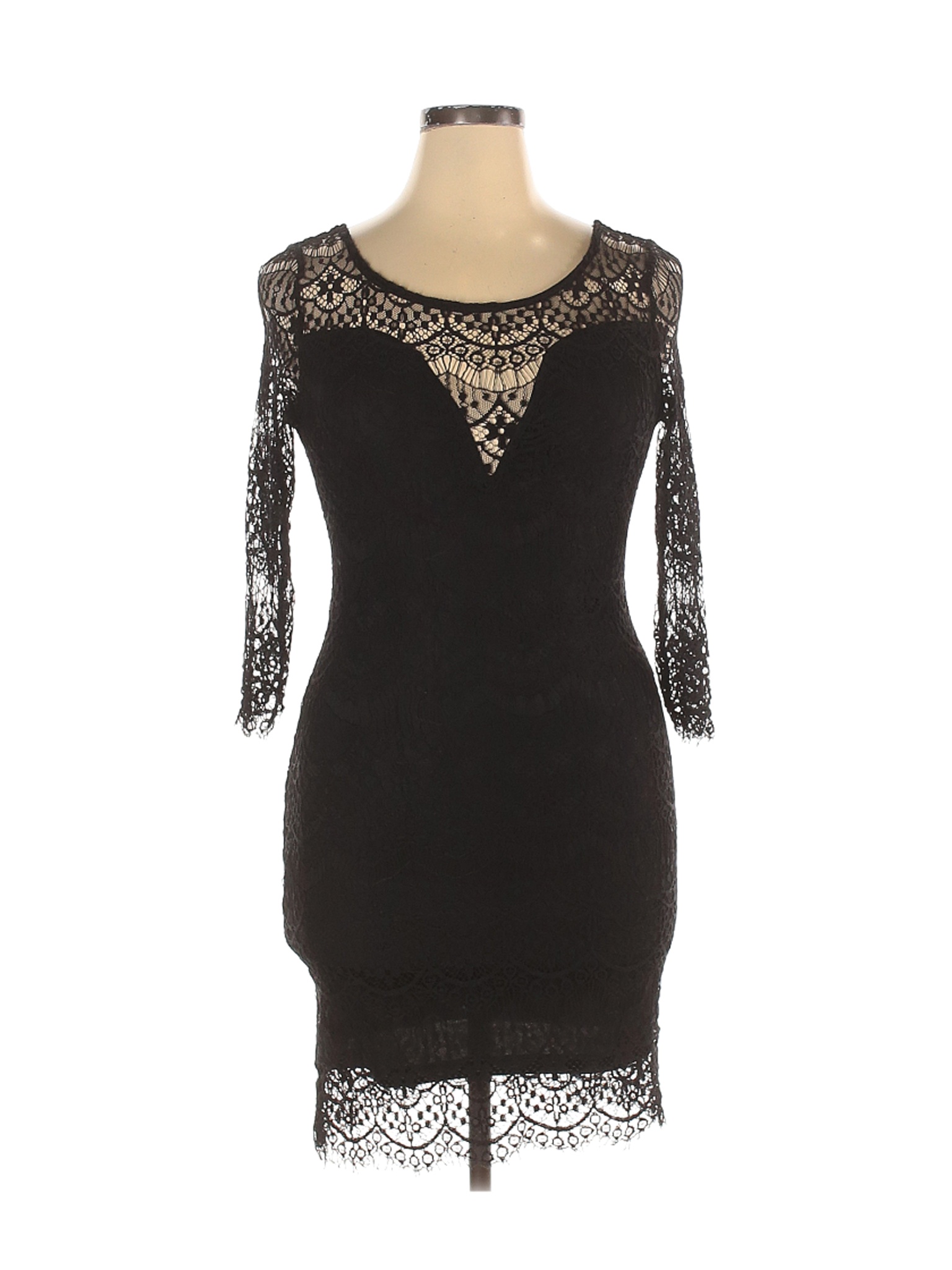 Charlotte Russe Women Black Cocktail Dress XL | eBay