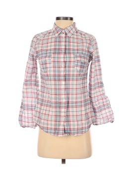 Ambiance Apparel 3/4 Sleeve Button-Down Shirt (view 1)