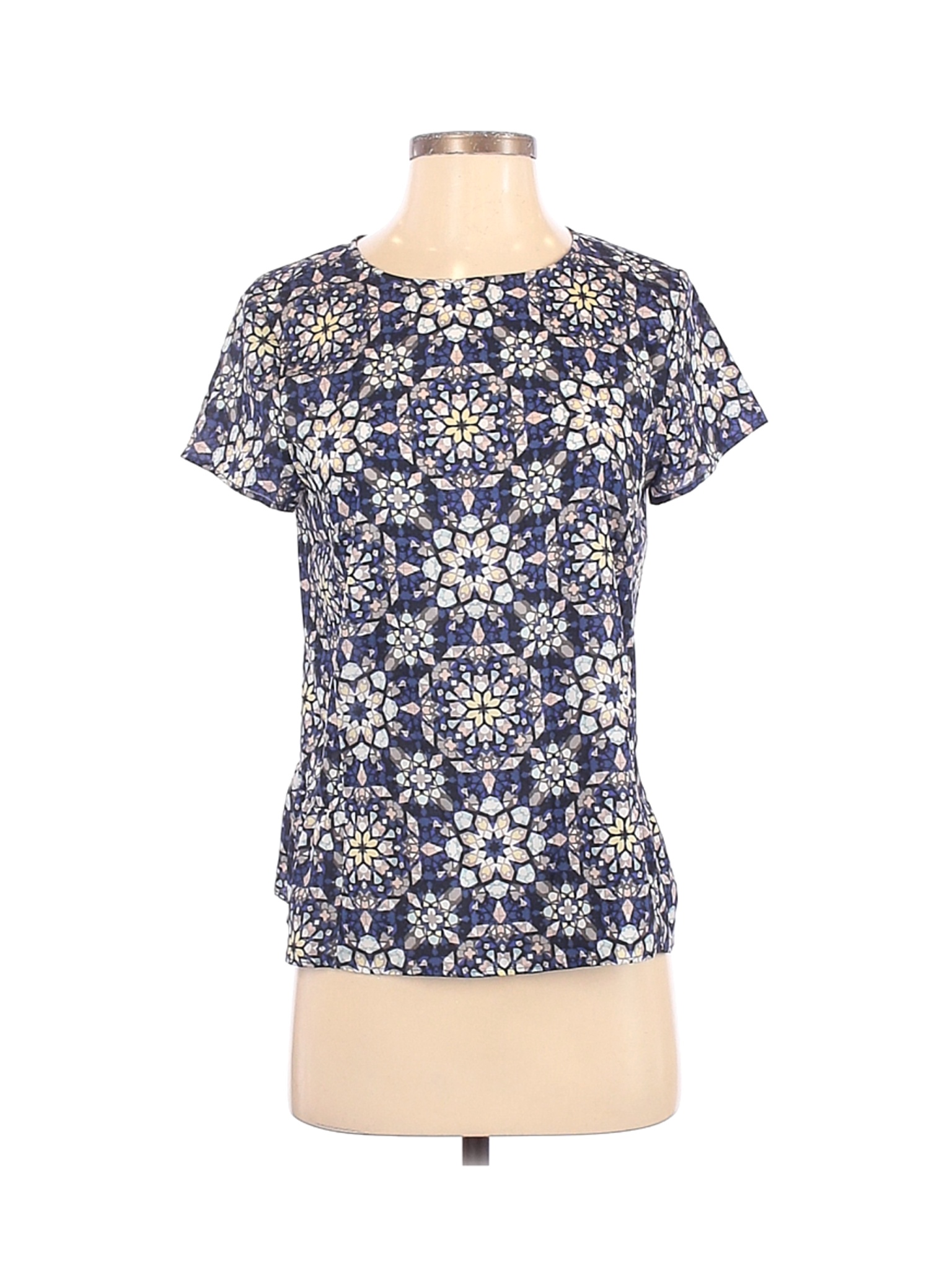 The Limited Women Blue Short Sleeve Blouse S | eBay