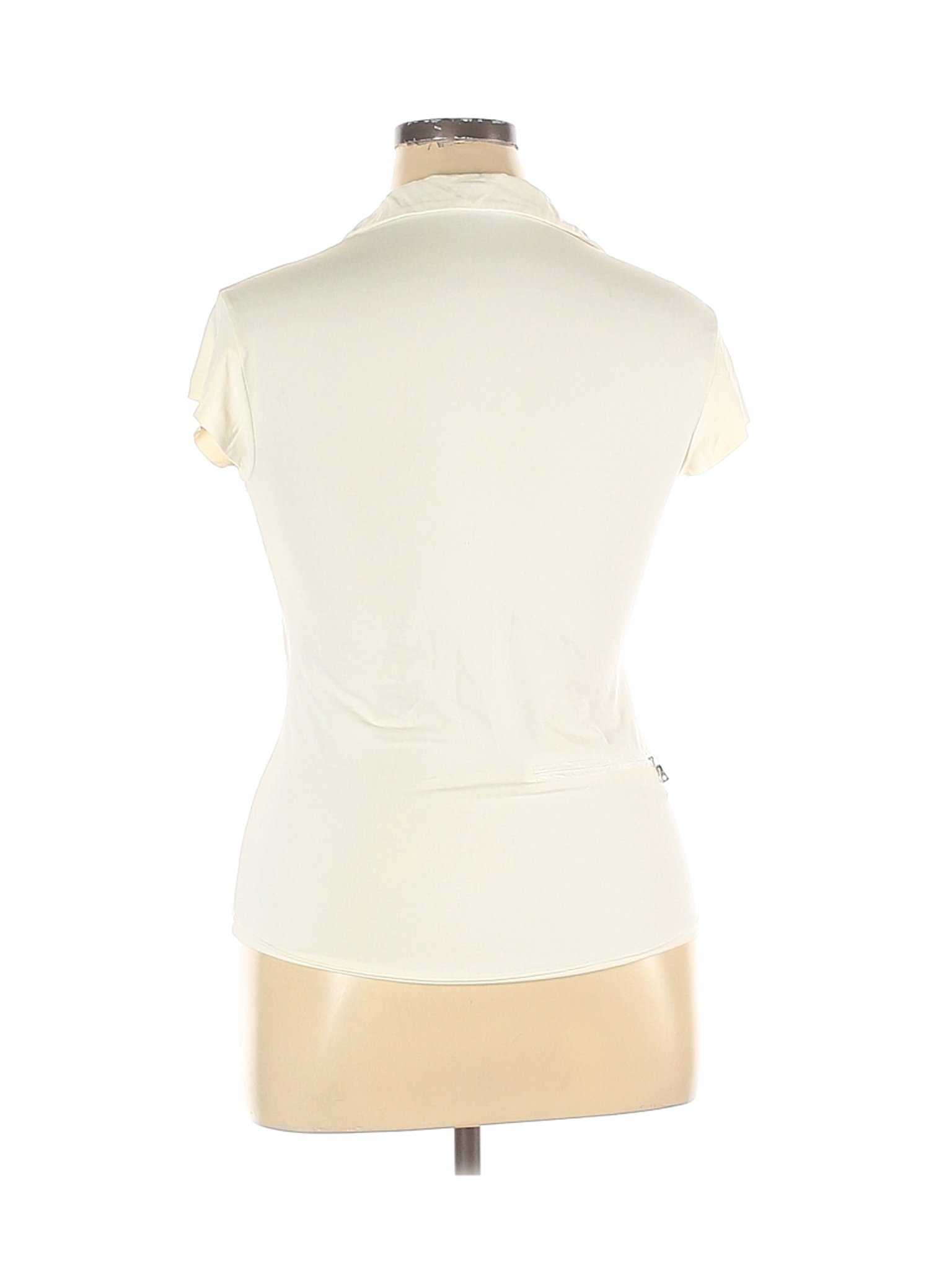 Unbranded Women Ivory Short Sleeve Polo XL | eBay