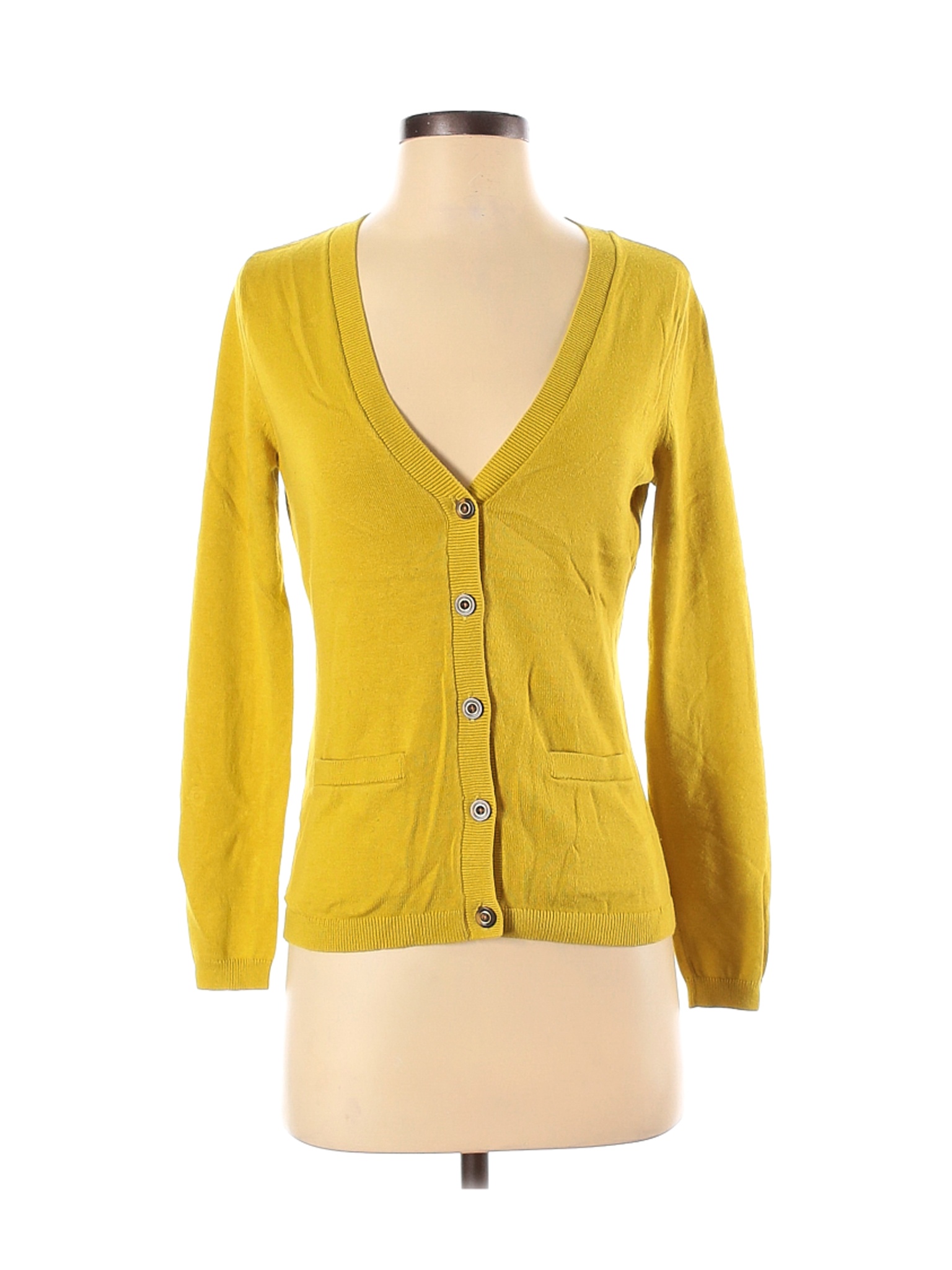 Banana Republic Factory Store Women Yellow Cardigan S | eBay